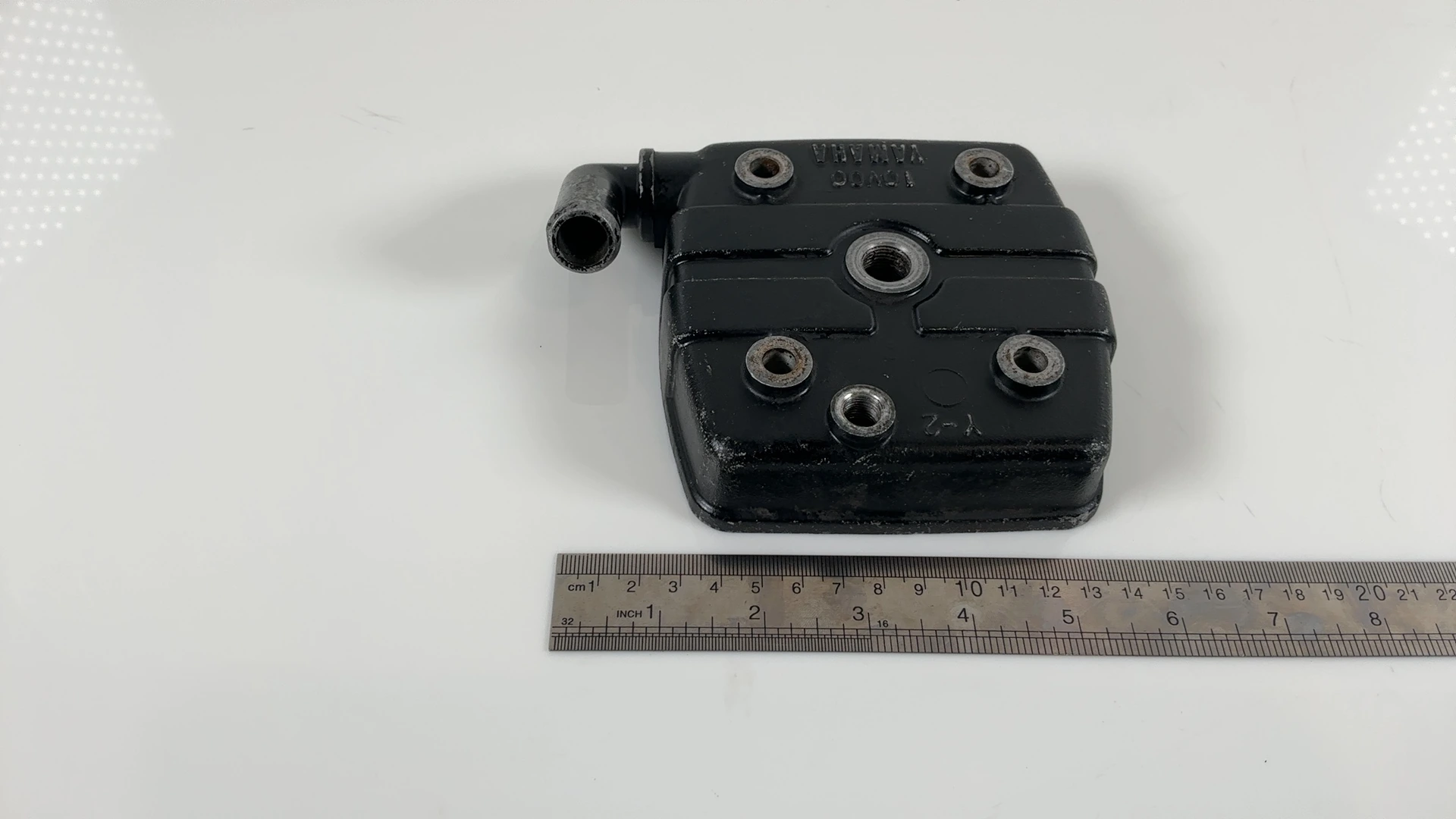 Yamaha DT125LC 10V 125cc Cylinder Head 1982-1984 OEM 10V-11111-00-00 - Image 2