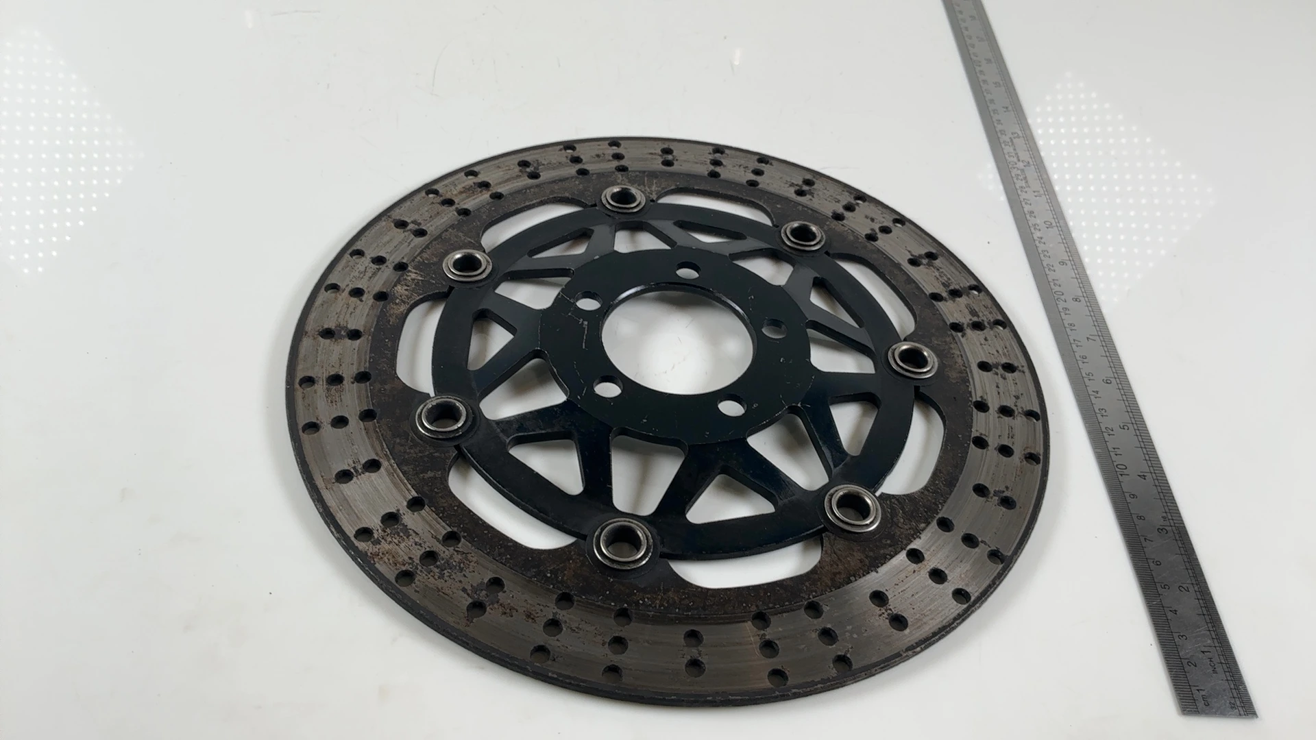 Kawasaki ZXR750R ZX750L 750cc Front Brake Rotor 1993-1995 OEM 41080-1351-FF - Image 3