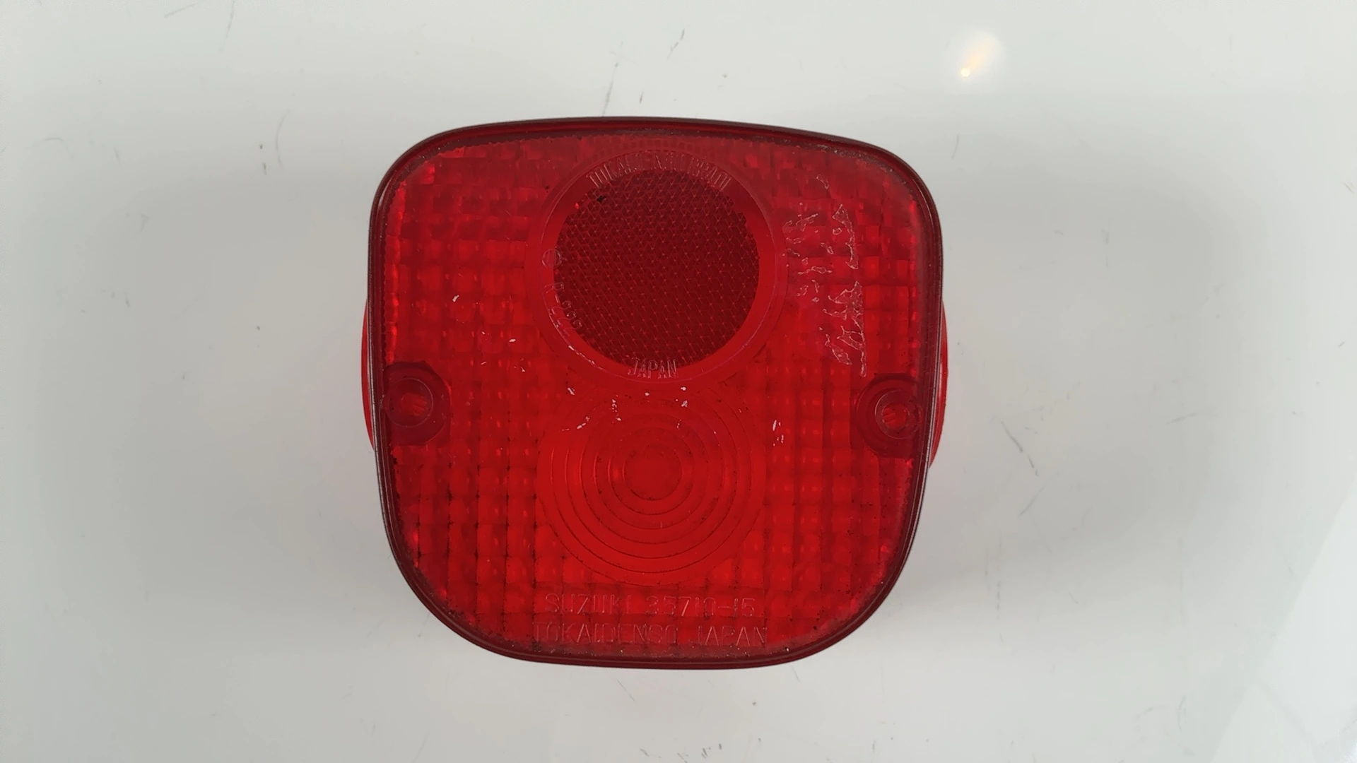 Suzuki TS125 125 Tail Light Lens 1970-1980 OEM 35712-35012 - Image 2