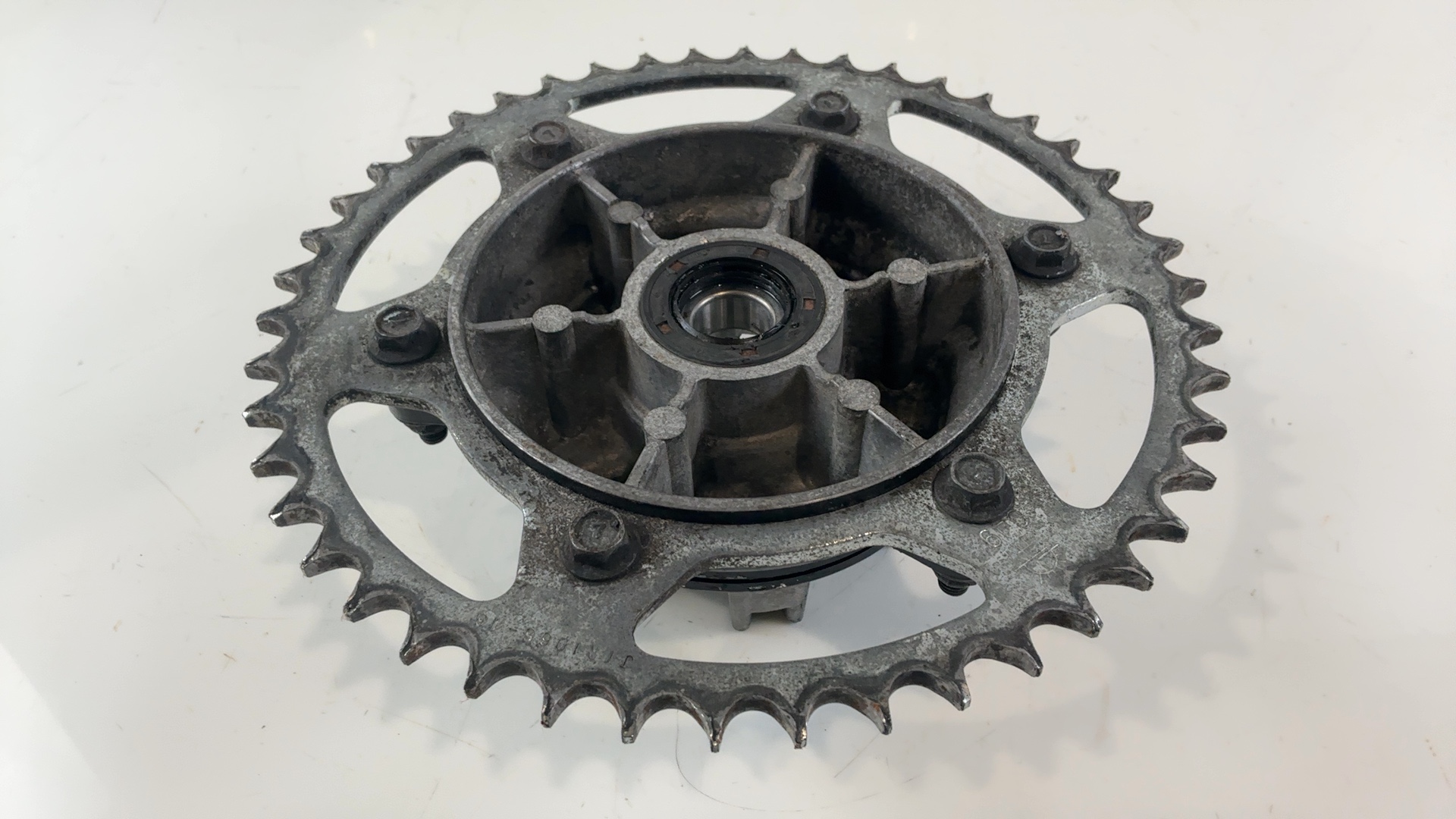 Honda XL600R PD03 600cc Rear Sprocket Hub Carrier 1984 1985 OEM 42610-MG2-000 - Image 2