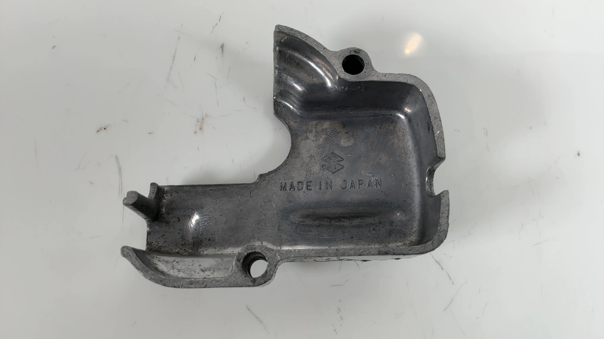 Suzuki T500 GT500 500cc Engine Oil Pump Cover 1968-1977 OEM 11411-15000 - Image 5