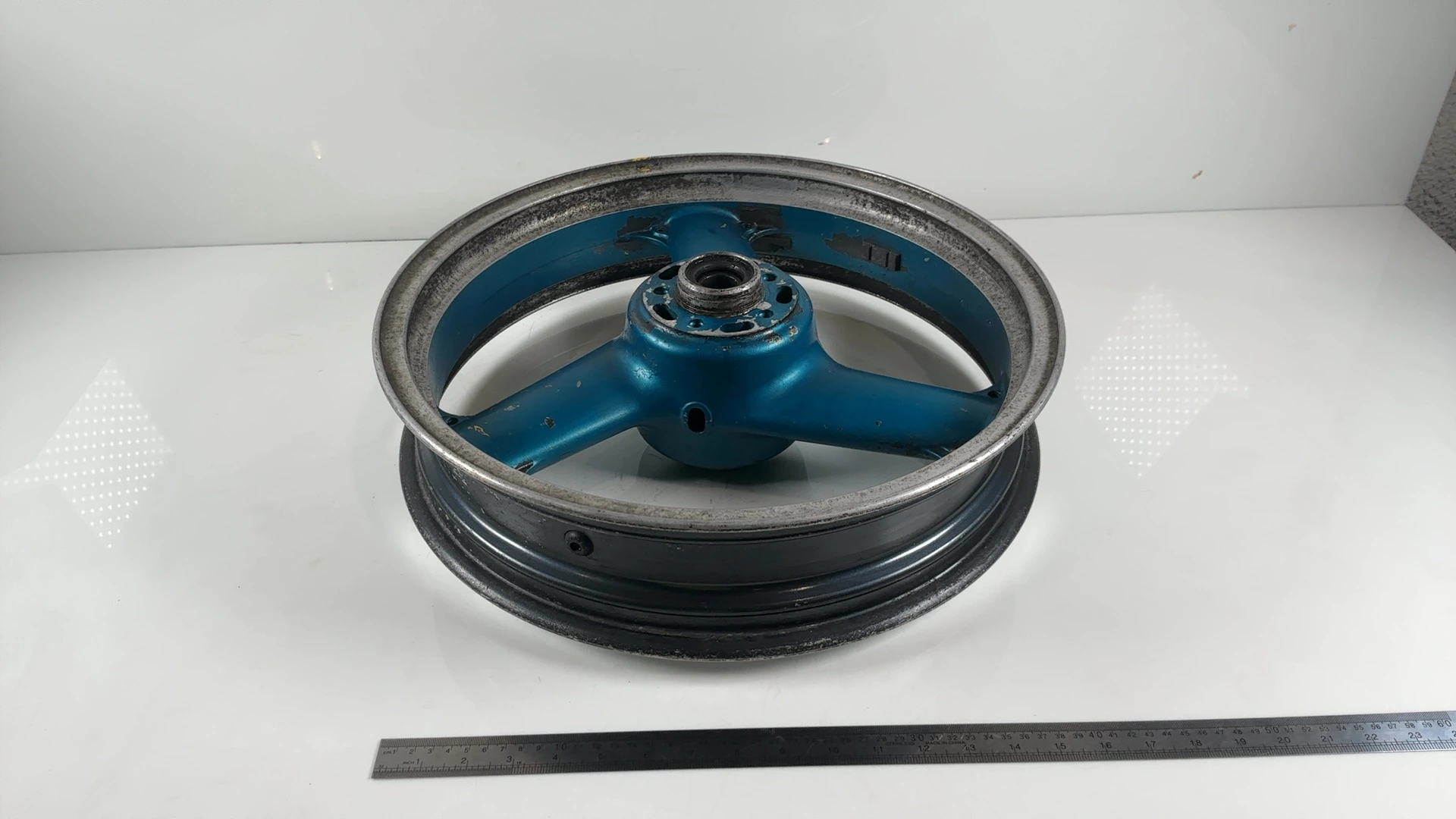 Kawasaki Ninja ZX-7R ZX750P 750cc Front Wheel Rim 1996-2003 OEM 41073-1496 - Image 6