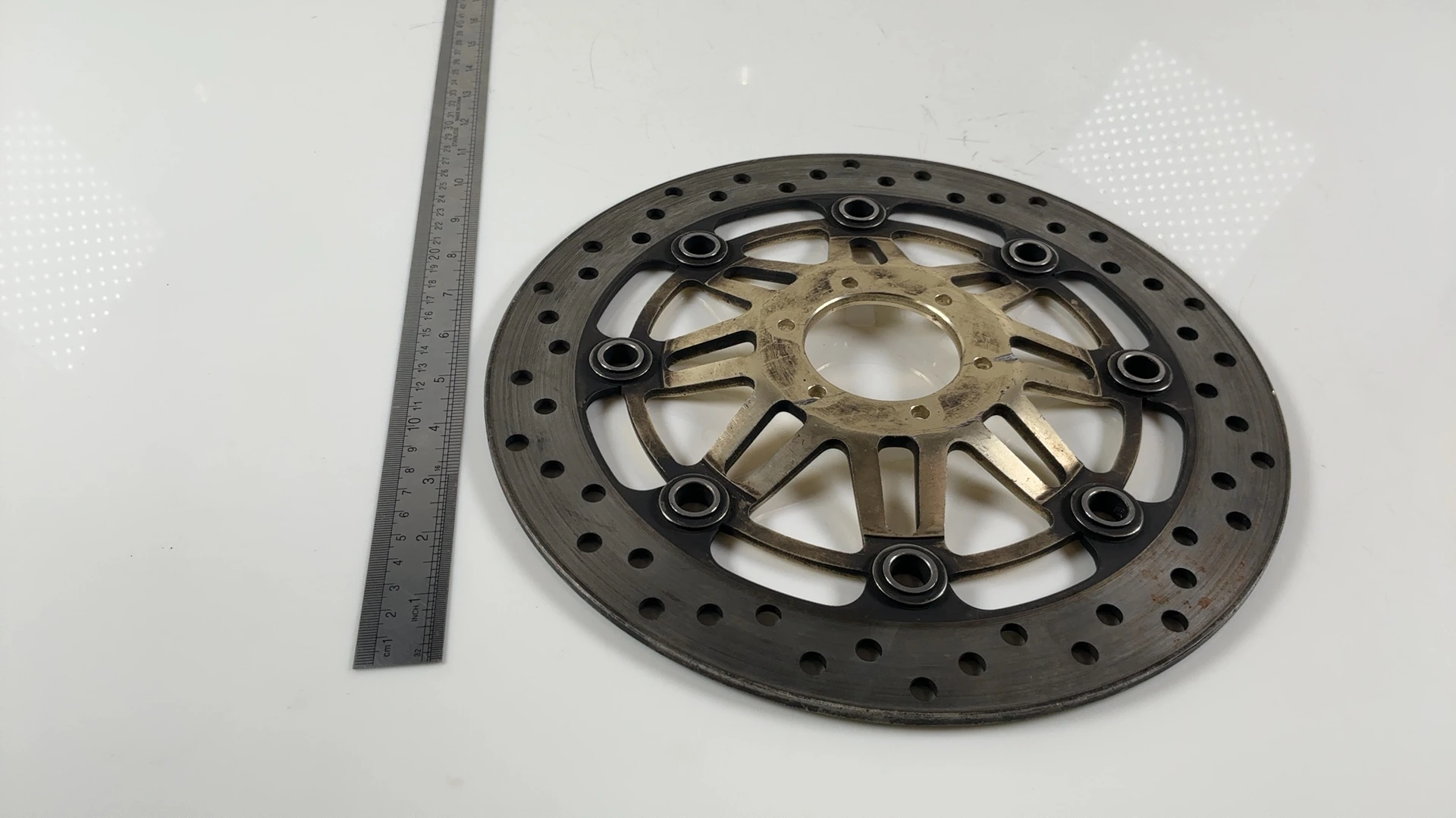 Honda CBR600 F3 600cc Front Brake Disc Rotor 1995-1998 OEM 45120-MBB-D41 - Image 4