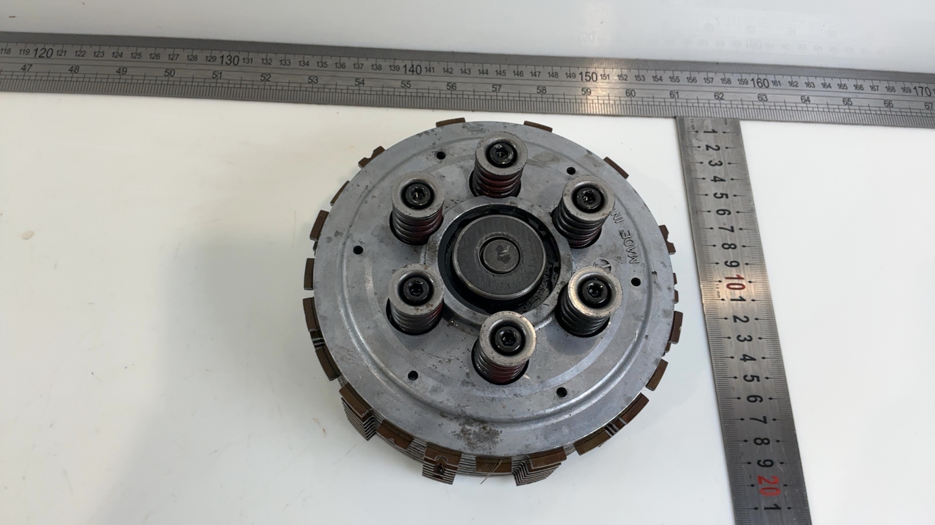 Kawasaki GPZ 1100 ZX1100E 1100CC Clutch Assembly 1995 OEM 13095-1325 - Image 4