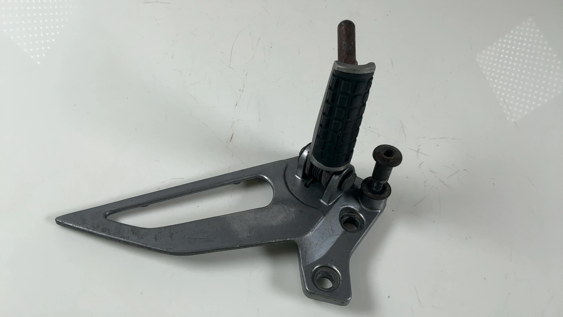 Kawasaki ZZR250 EX250H 250cc Left Front Footpeg Bracket 1990-2007 OEM 35011-1525 - Image 6