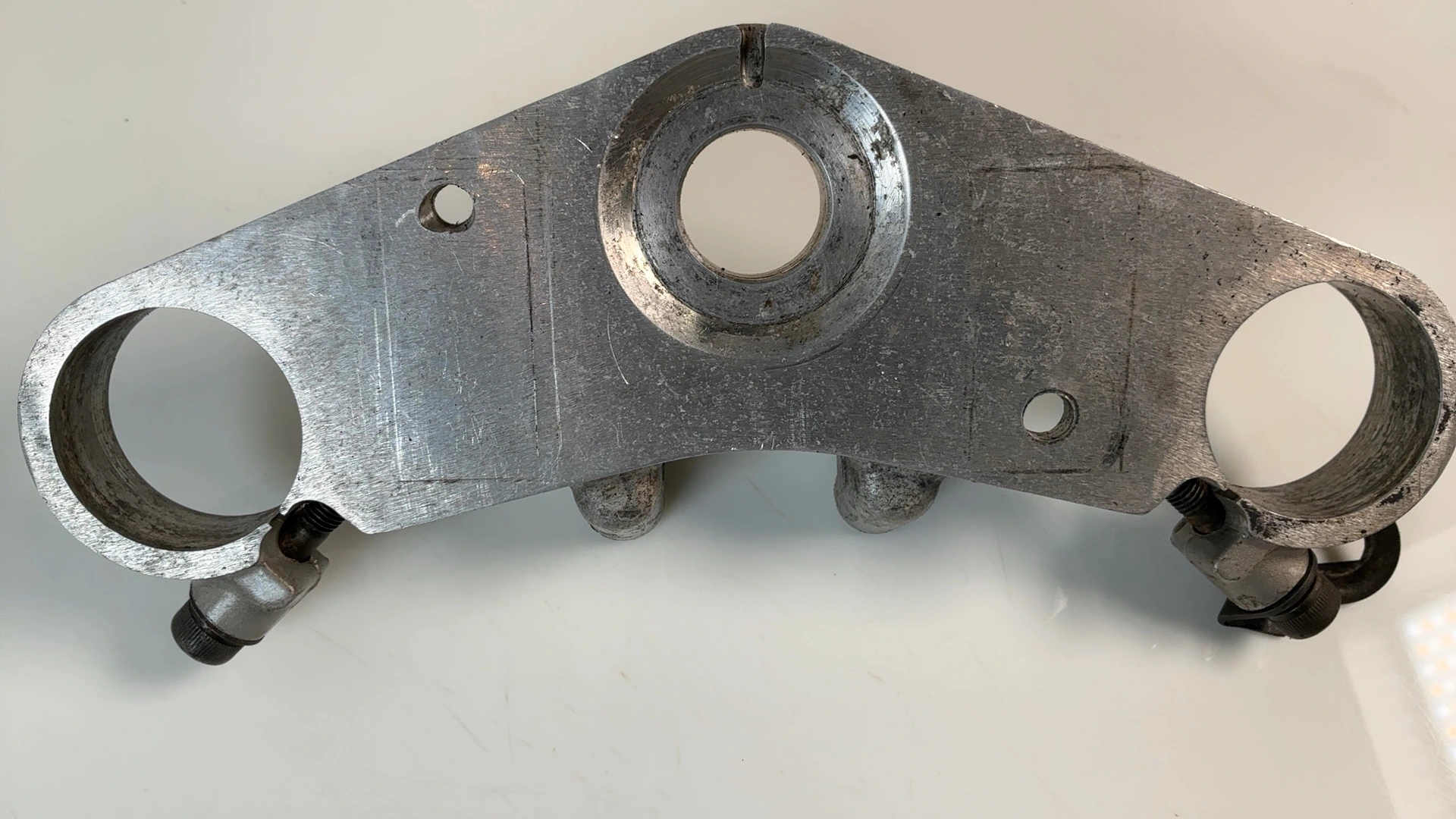 Honda CBR400RR NC23 400cc Upper Fork Bridge Yoke 1986-1989 OEM 53300-KV0-000 - Image 5