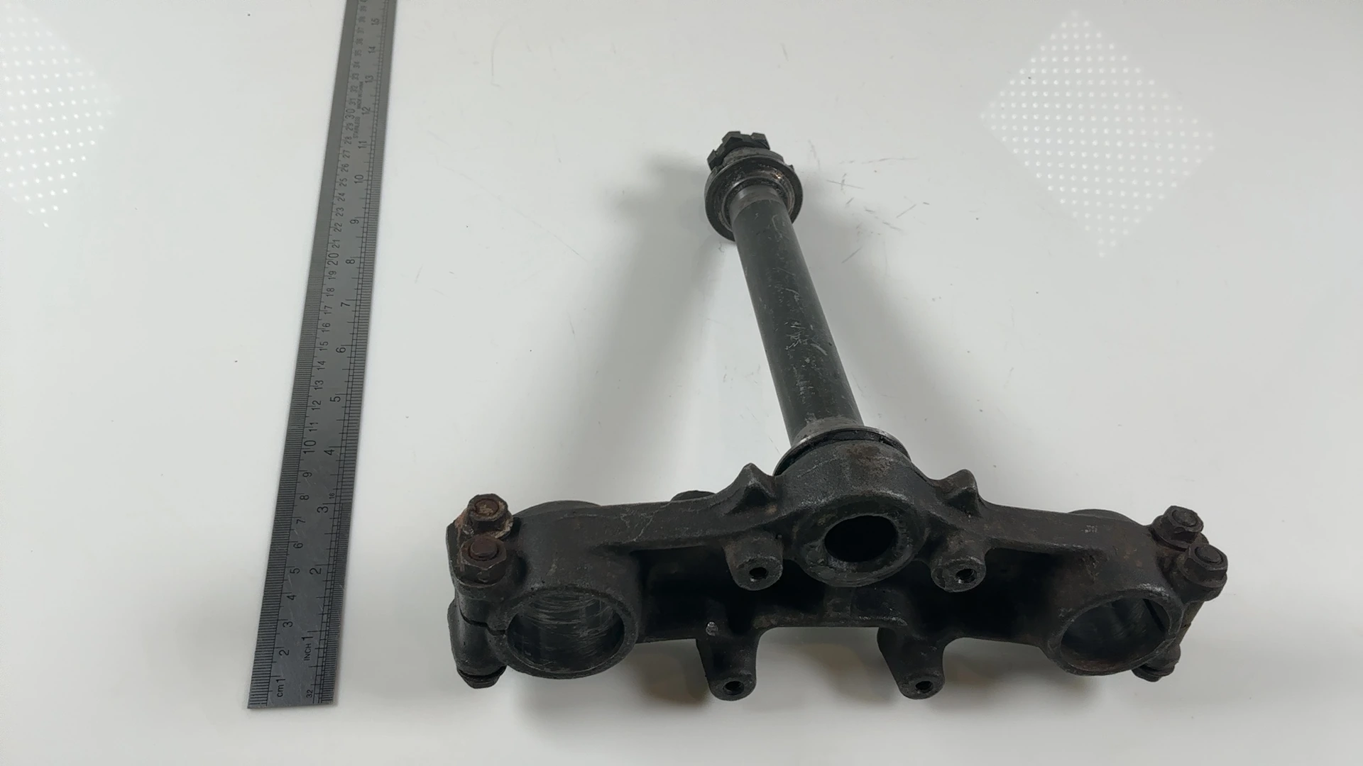 Kawasaki KMX 125 MX125A 125cc Lower Triple Clamp Tree 1986-2002 OEM 44037-1202 - Image 3
