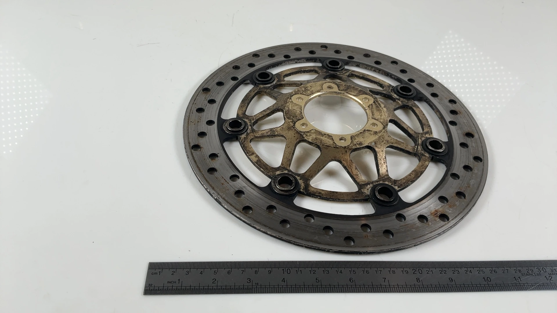 Honda VFR Interceptor RC46 800cc Front Brake Disc Rotor 2002-2013 45120-MCW-H11 - Image 5
