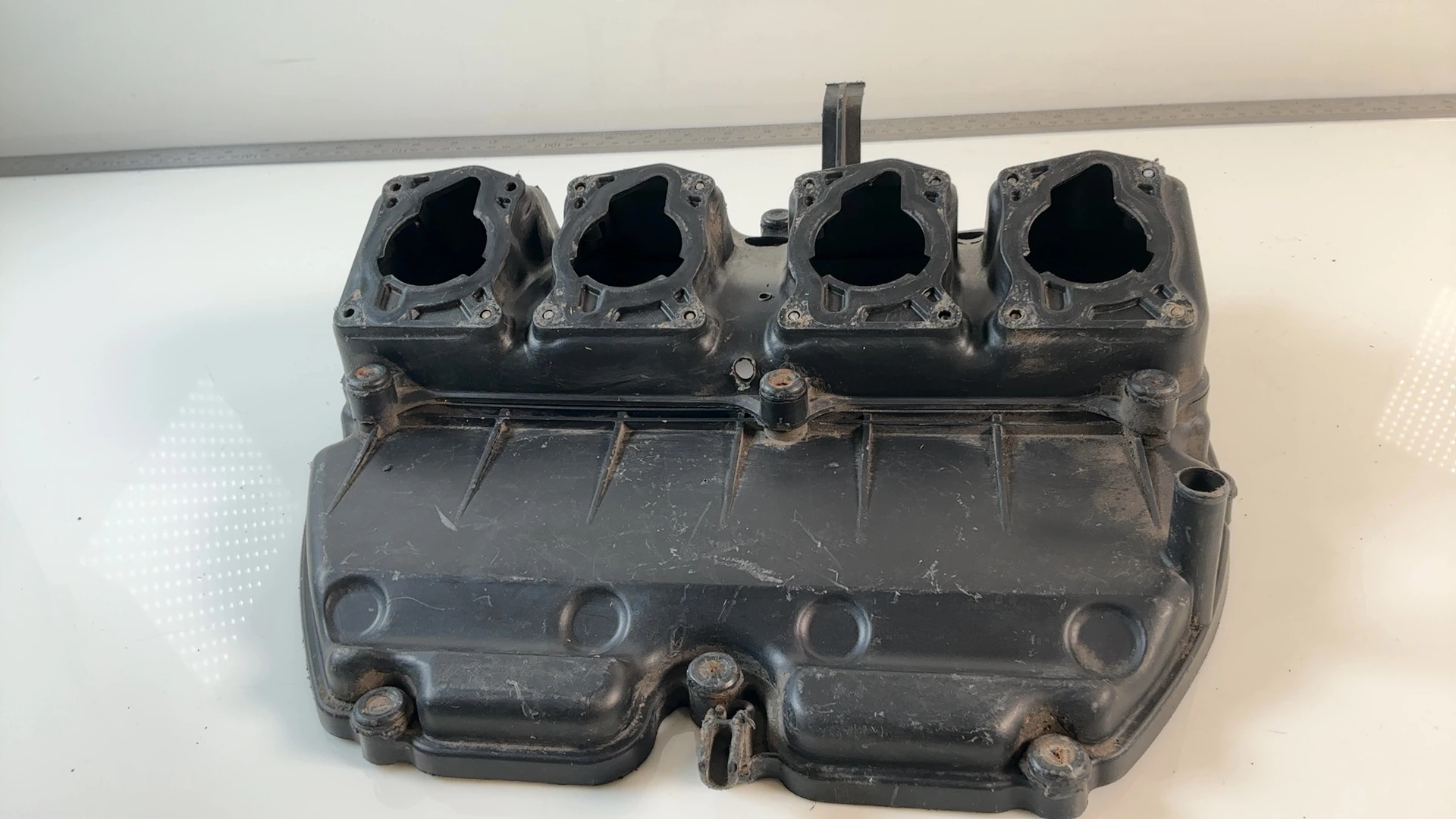 Honda CBR600F2 PC25 600cc Airbox Lower Filter Base Plate 1991-1994 OEM 17231-MV9 - Image 5