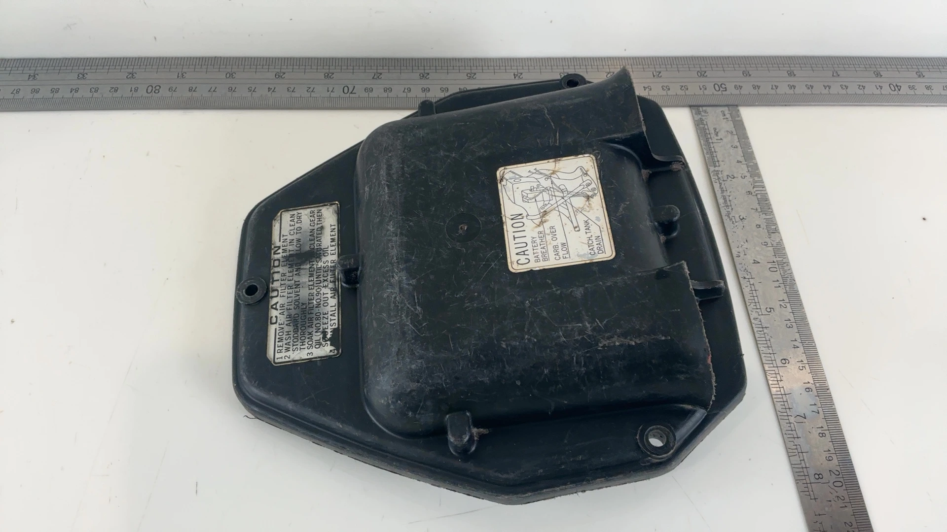 Honda CB400N CB400 400 CC Air Filter Box Cover 1978-1986 OEM 17217-413-000 - Image 3