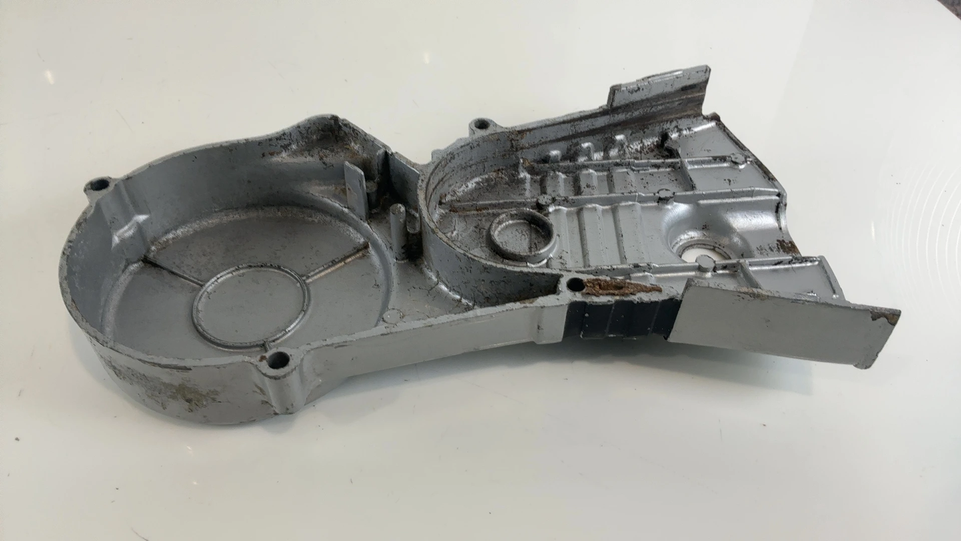 Honda H100 S2 H100S 100cc Left Engine Magneto Cover 1984-1988 OEM 11341-168-000 - Image 6