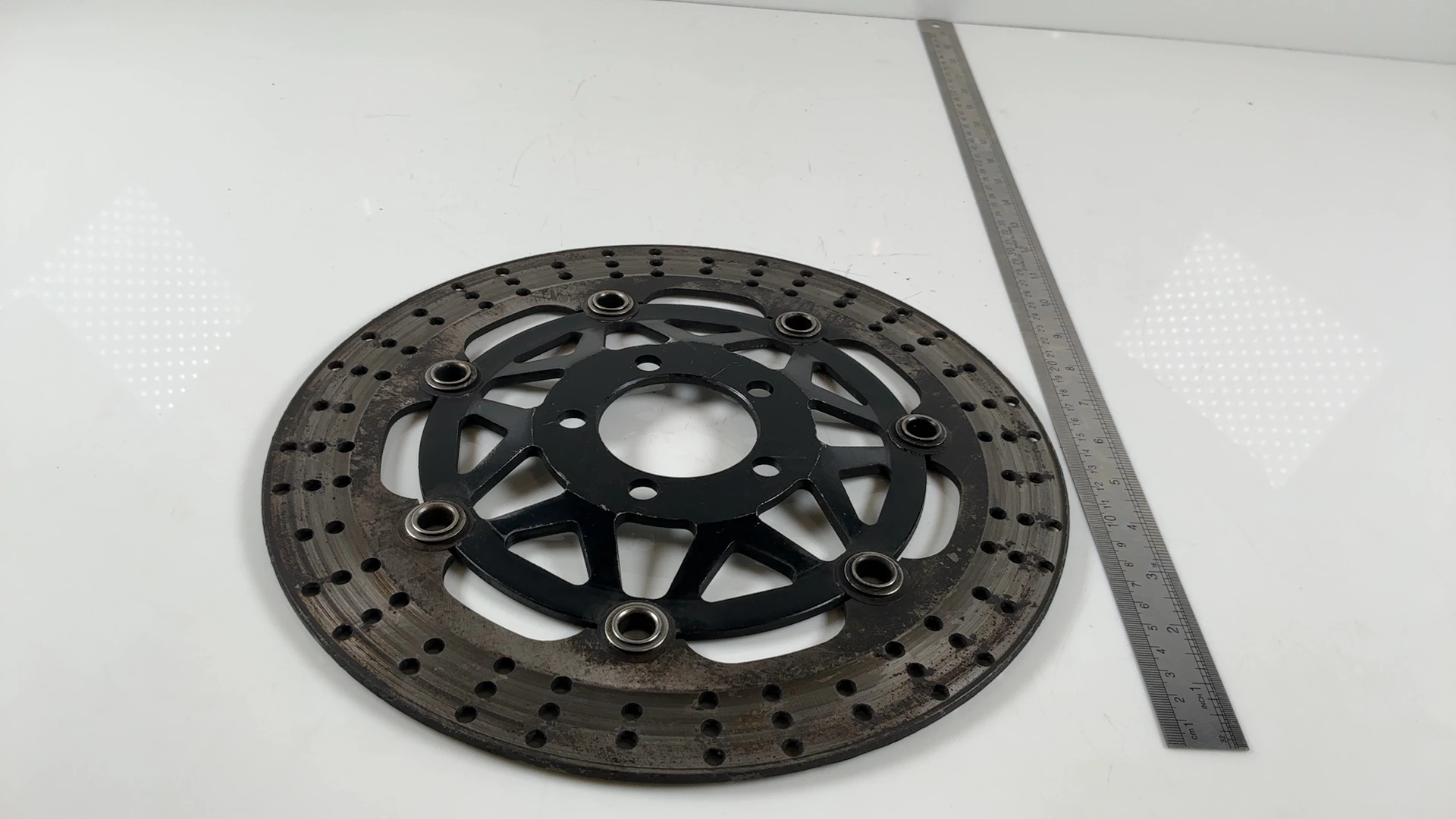 Kawasaki Zephyr ZR550 550cc Front Brake Disc Rotor 1990-1993 OEM 41080-1351-FF - Image 3