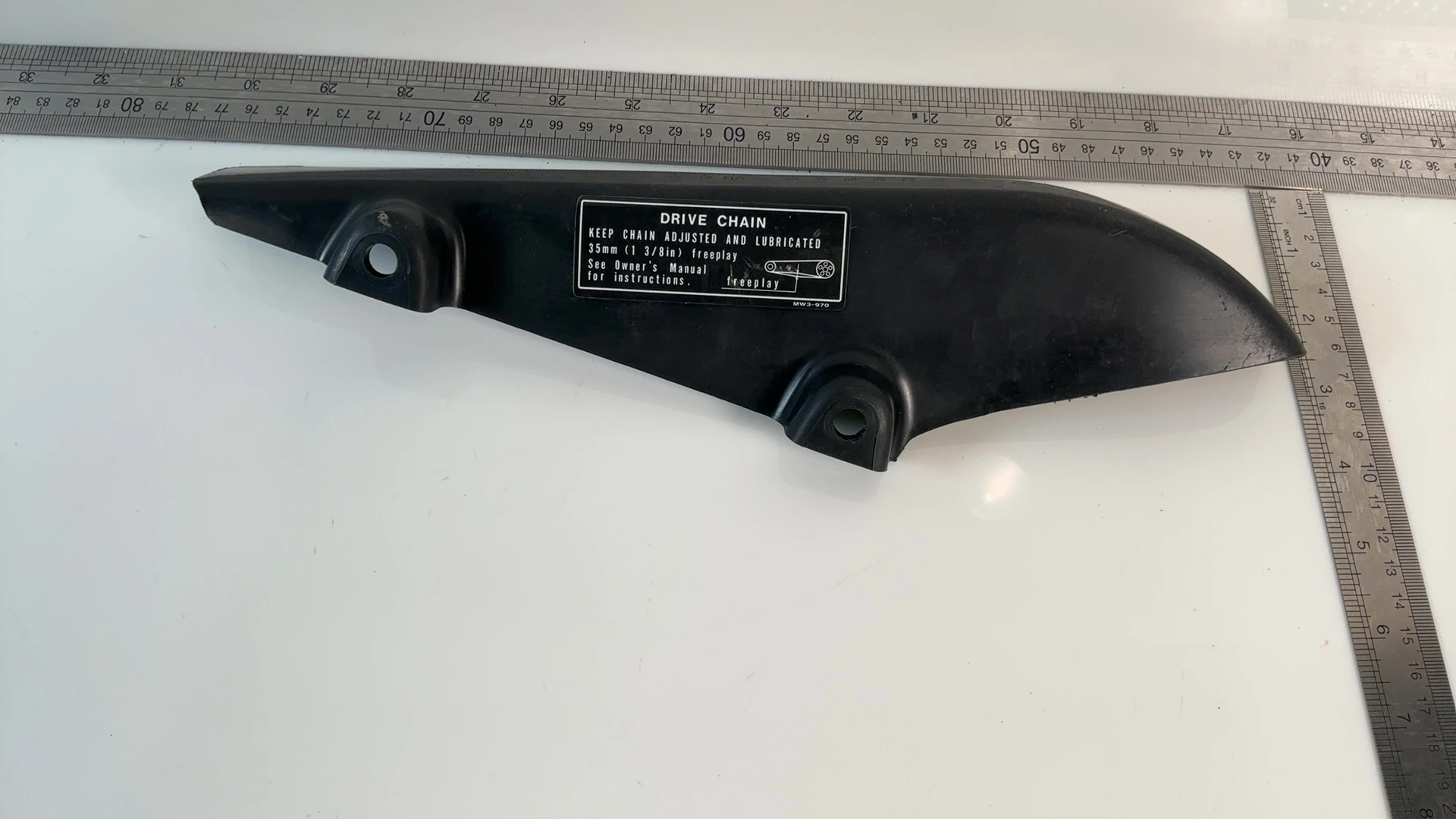 Honda CBR900RR SC33 900cc Rear Chain Guard Cover 1998 1999 OEM 40510-KY2-700 - Image 3