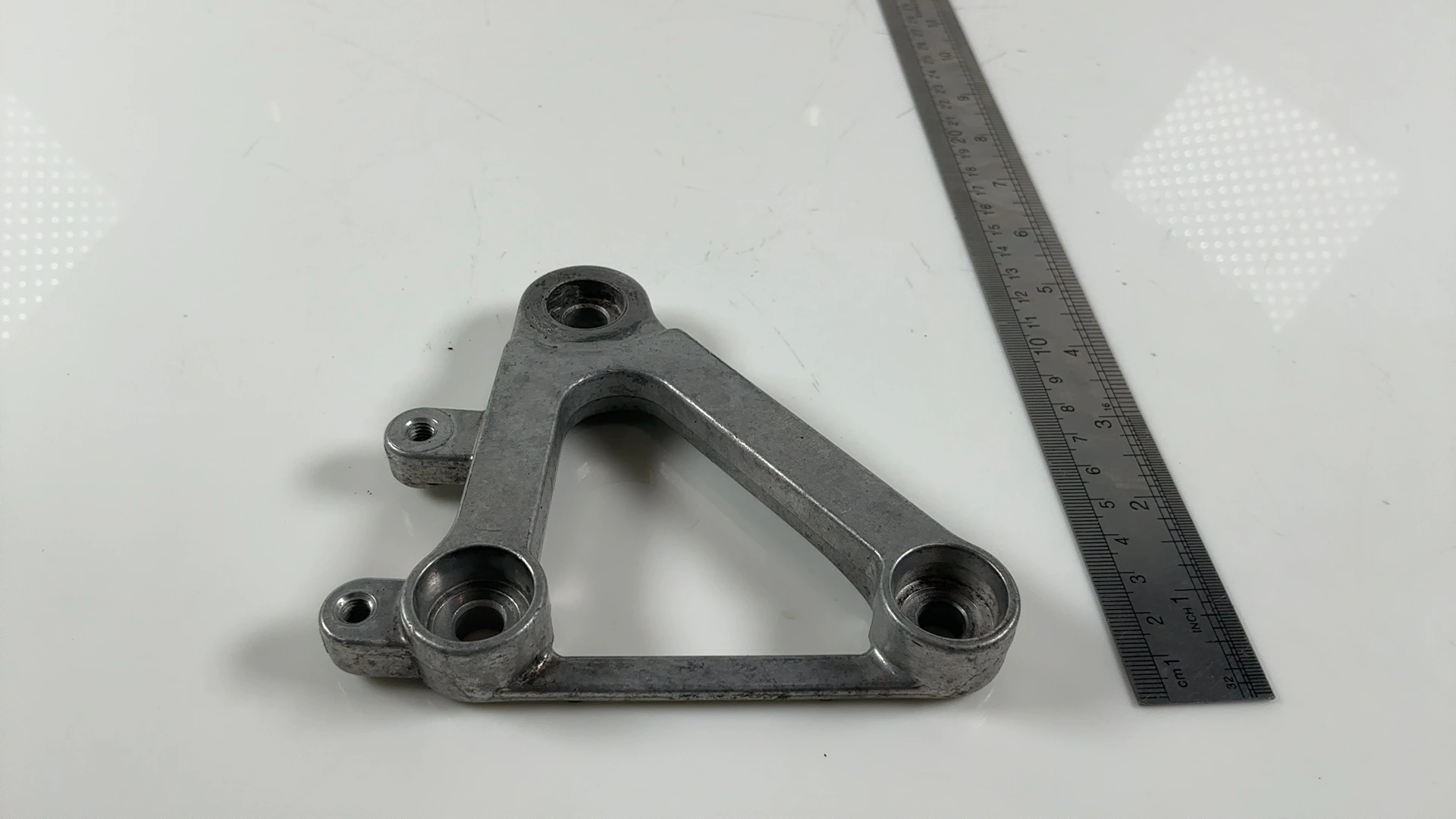 Honda CBR400RR NC23 400cc Left Front Footrest Bracket 1987-89 OEM 50700-KY2-710 - Image 3