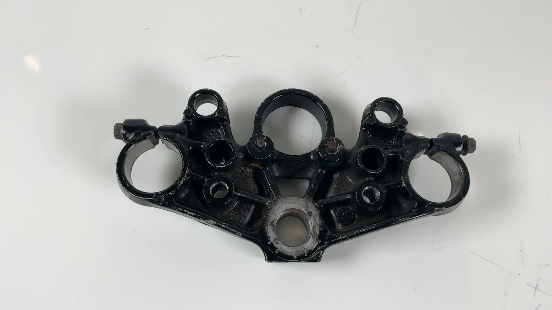 Yamaha XJ600 51J 600cc Upper Fork Triple Clamp Bridge 1984-1991 33M-23435-00-98 - Image 6