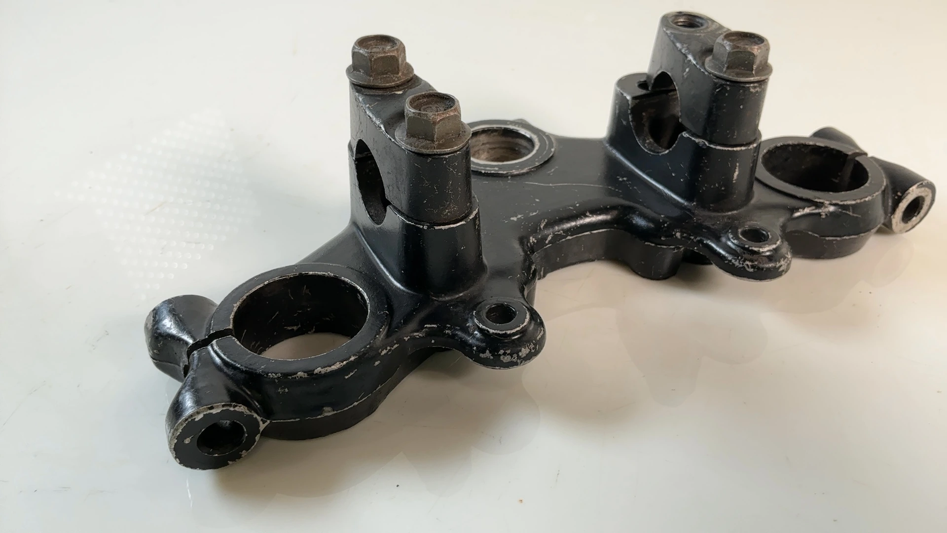 Yamaha RD125LC 10W 125cc Upper Fork Bridge Yoke 1982-1984 OEM 10W-23435-00-98 - Image 5