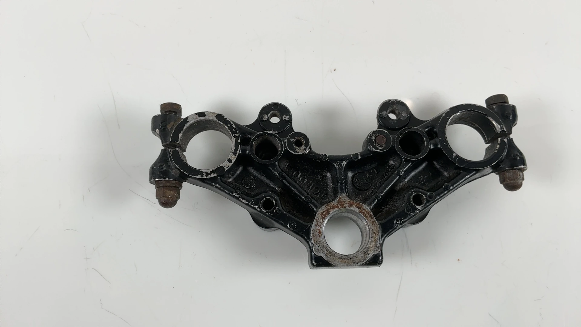 Yamaha RD 80 LC 10W 80cc Upper Triple Tree Fork Clamp 1982-1984 OEM 10W-23435-00 - Image 3