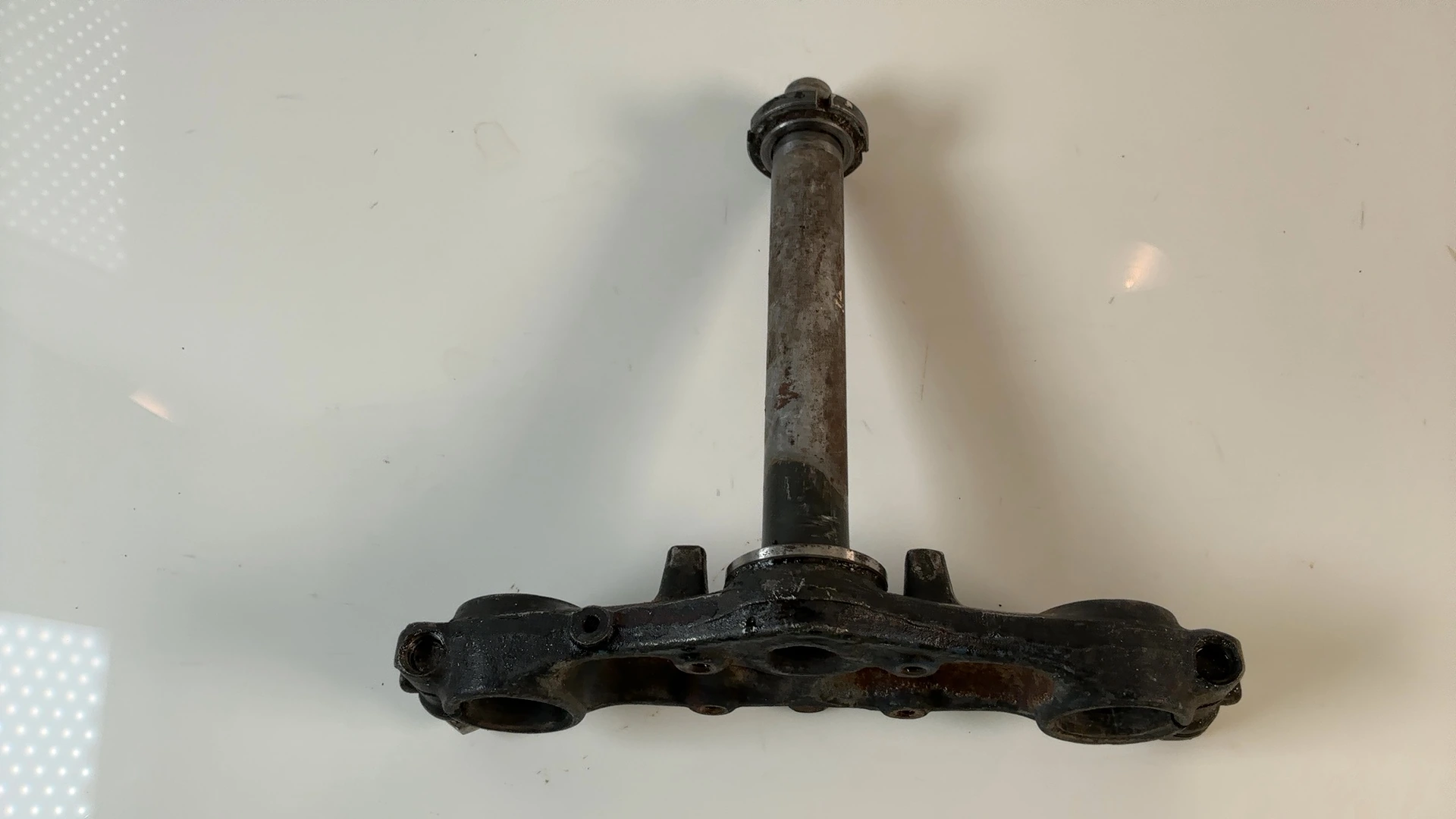 Suzuki TS125 TS125ER 125cc Lower Triple Clamp Yoke 1979-1981 OEM 51410-48500-291 - Image 2