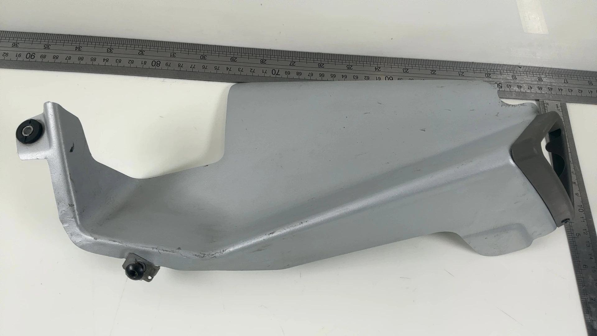 Aprilia RS 660 Tuono 660cc Left Exhaust Muffler Heat Shield 2021-26 OEM 2B007477 - Image 3