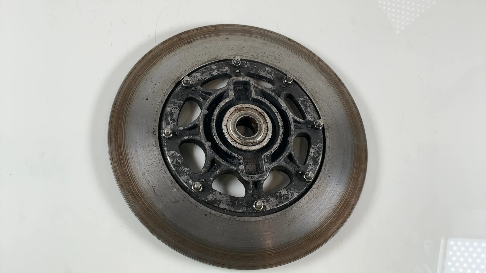 Yamaha XS650 XS2 650cc Front Brake Disc Rotor Assembly 1972 OEM 306-25831-00-00 - Image 6