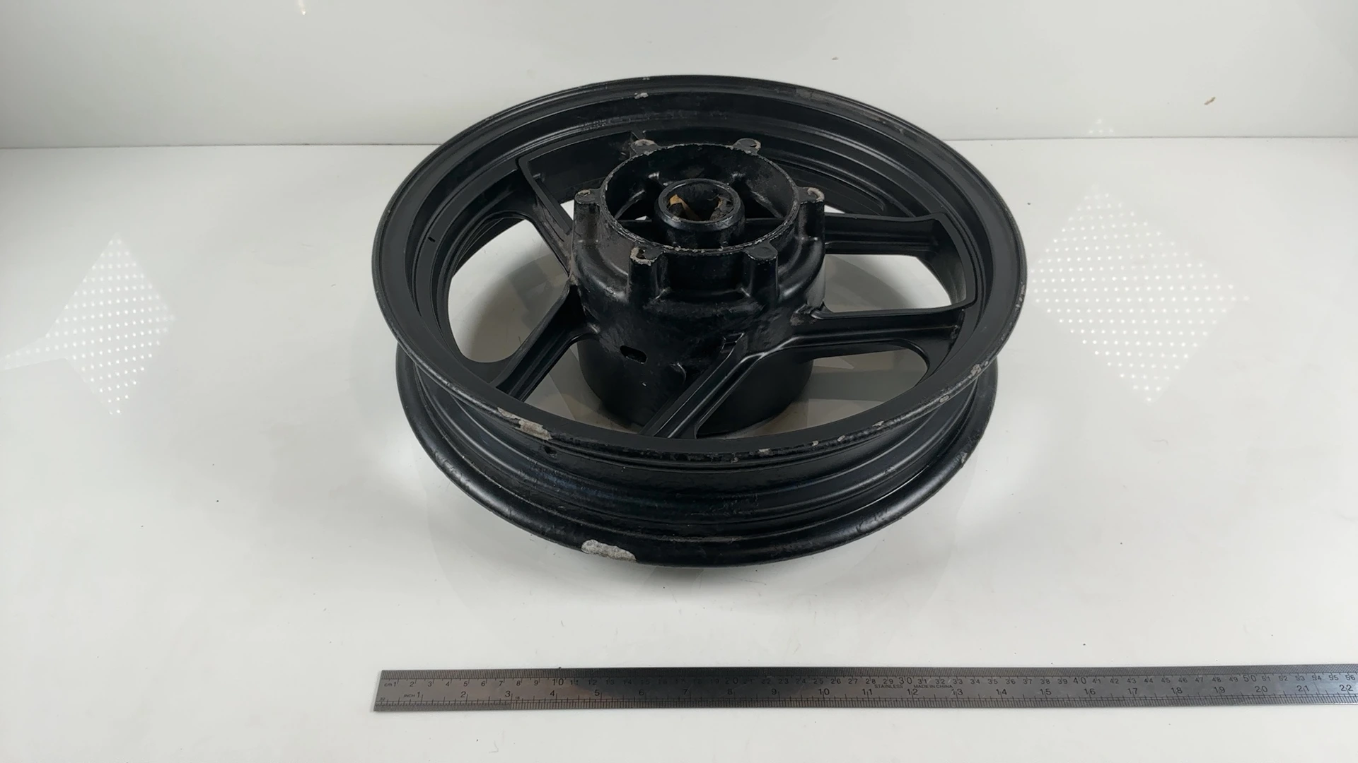 Kawasaki Ninja 600R ZX600C 600cc Rear Wheel Rim 1988-1997 OEM 41073-1436 - Image 5