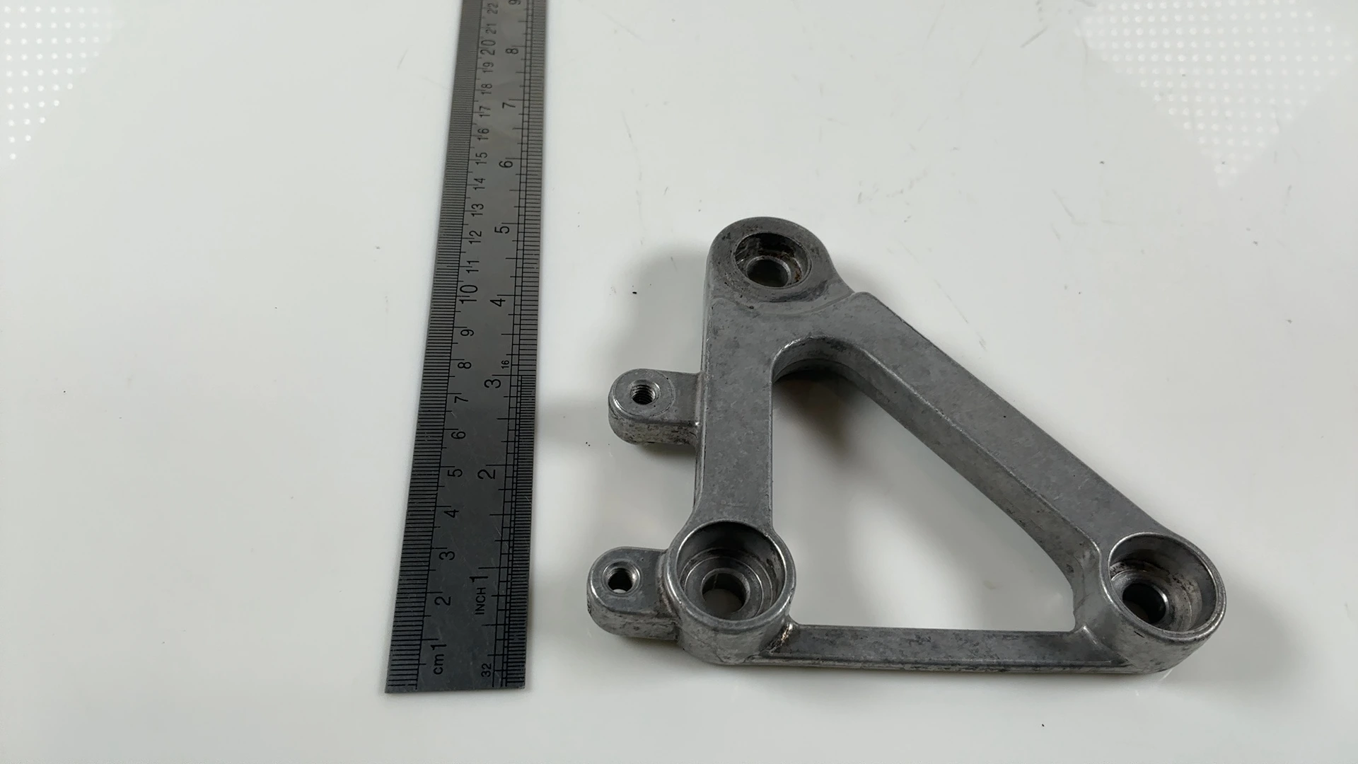 Honda CBR400RR NC23 400cc Left Front Footrest Bracket 1987-89 OEM 50700-KY2-710 - Image 4