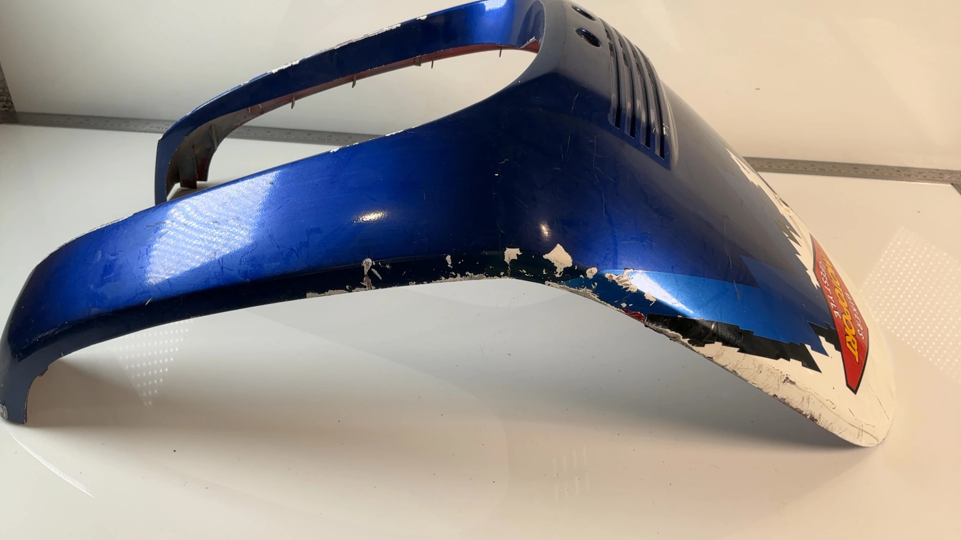Honda Super Tact AF09 50cc Front Leg Shield Fairing 1984-1987 OEM 64301-GBL-7000 - Image 6
