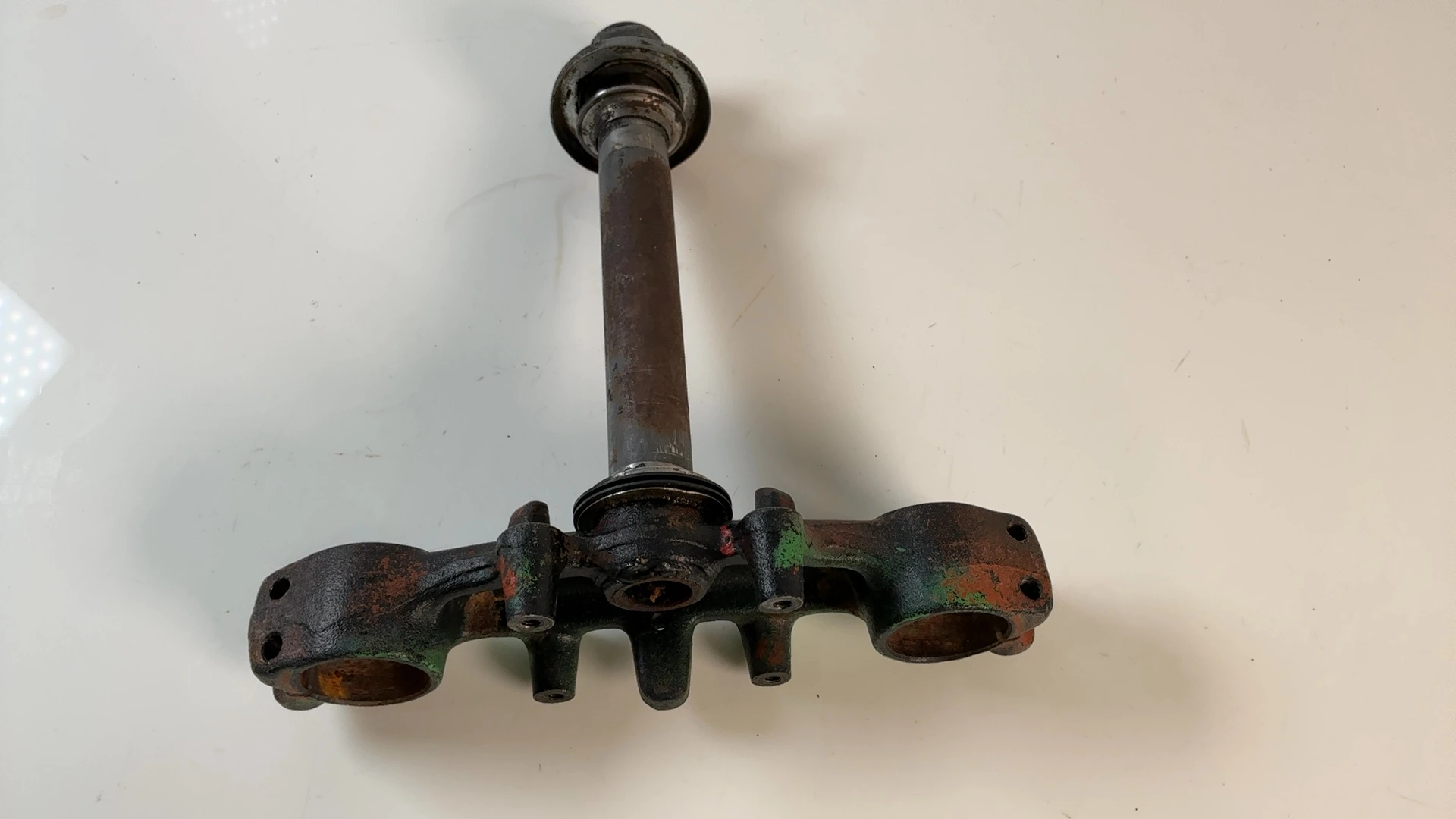 Honda MTX125 MTX200R 125cc Lower Triple Tree Clamp 1983-1986 OEM 53200-KE1-760ZA - Image 2