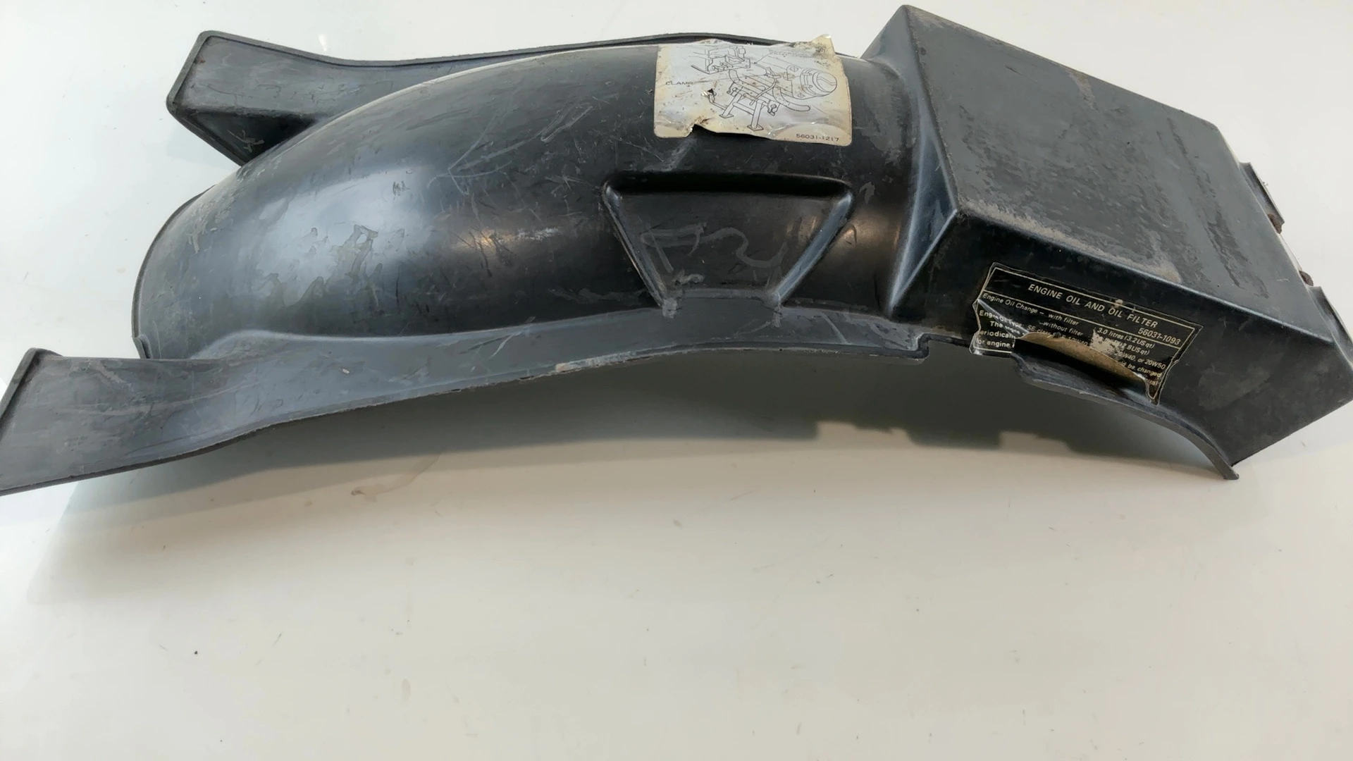 Kawasaki GT550 Z550G 550cc Rear Inner Fender Mudguard 1983-1994 OEM 35022-1105 - Image 4
