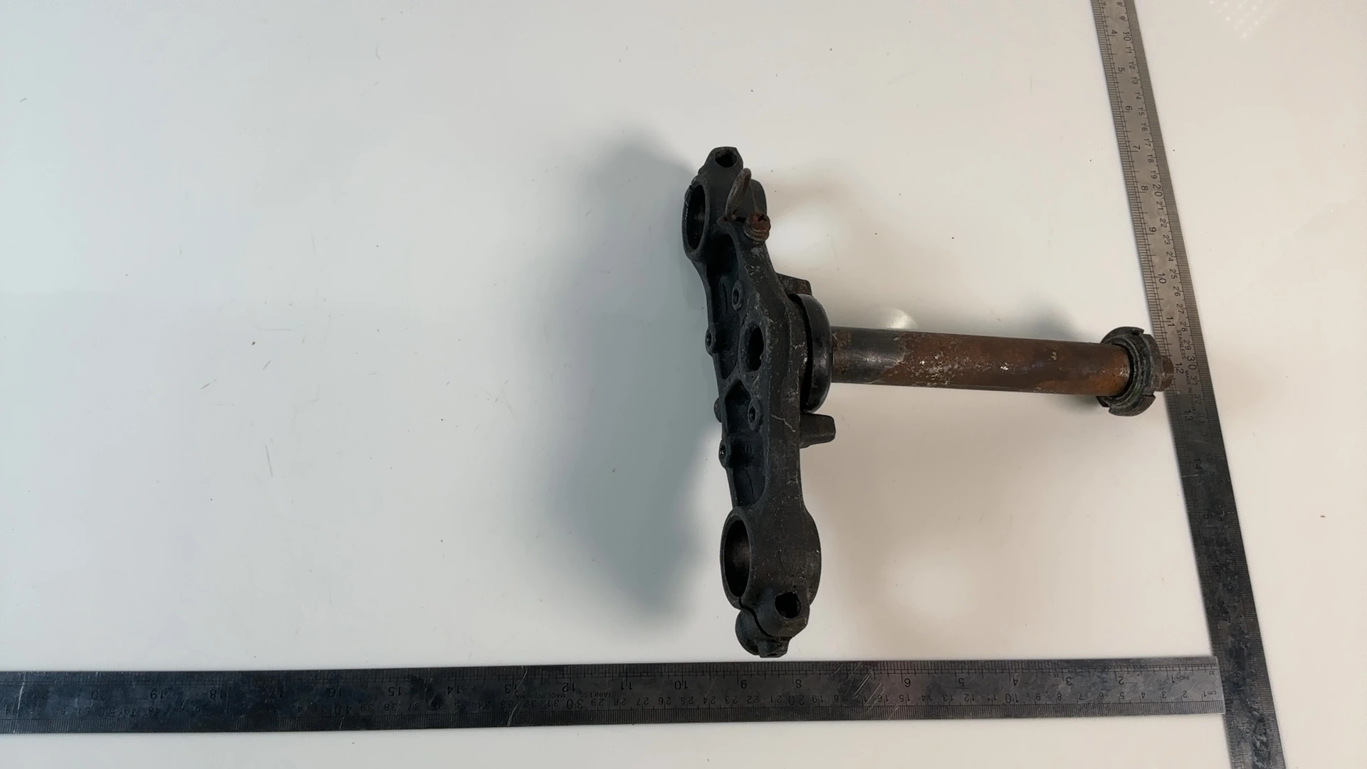 Suzuki TS100 TS100ER 100 Enduro Lower Triple Tree Stem 1980 1981 OEM 51410-48530 - Image 3