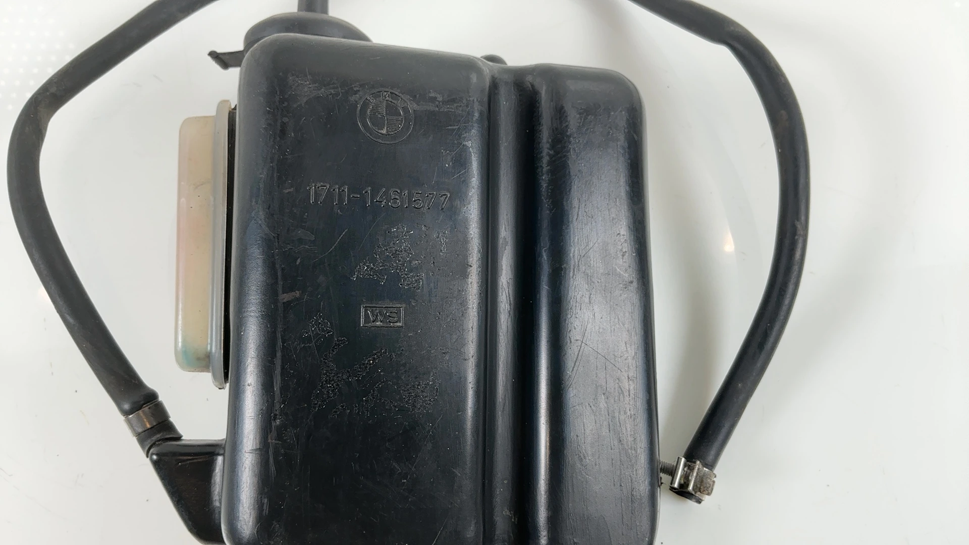 BMW K100LT K100 1000cc Coolant Reservoir Tank 1986-1992 OEM 17111461577 - Image 3