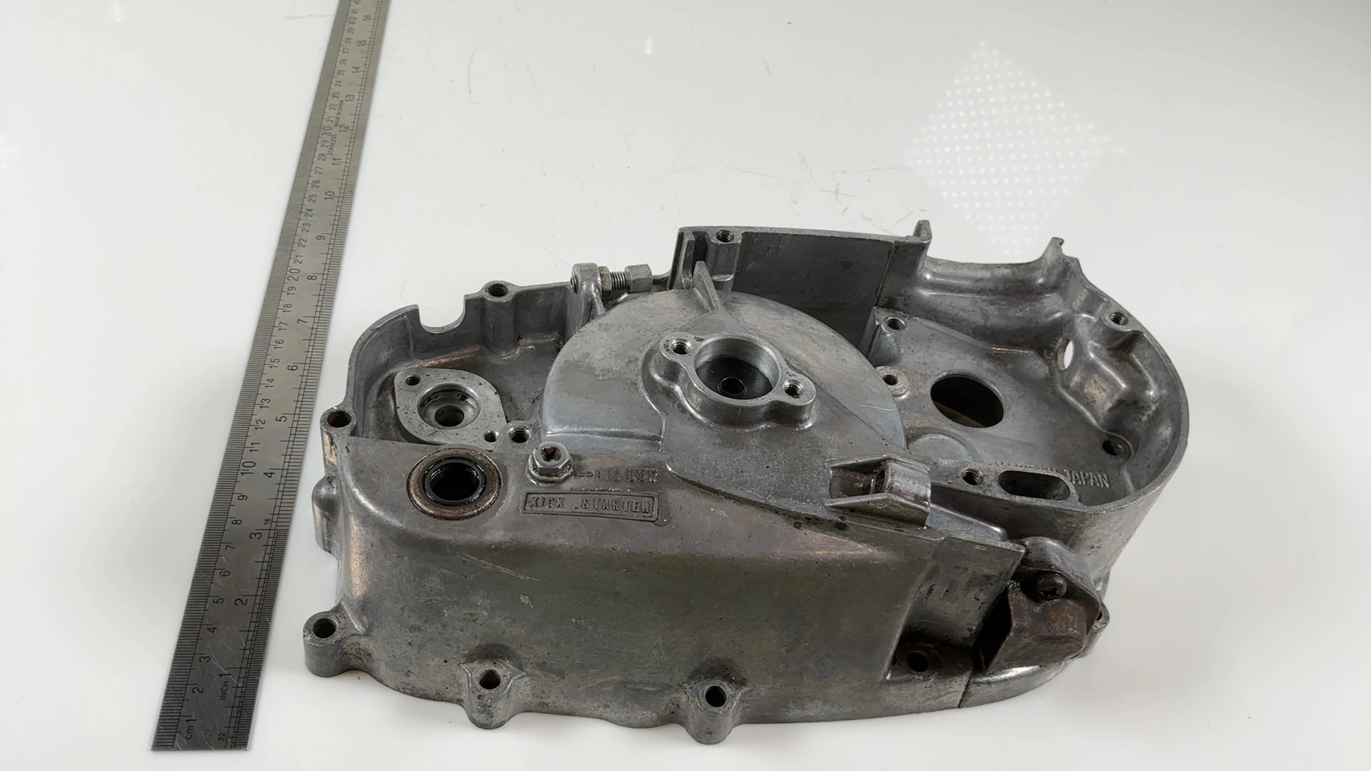 Kawasaki KM100 100cc Clutch Cover 1976 1977 OEM 14032-1017 - Image 4