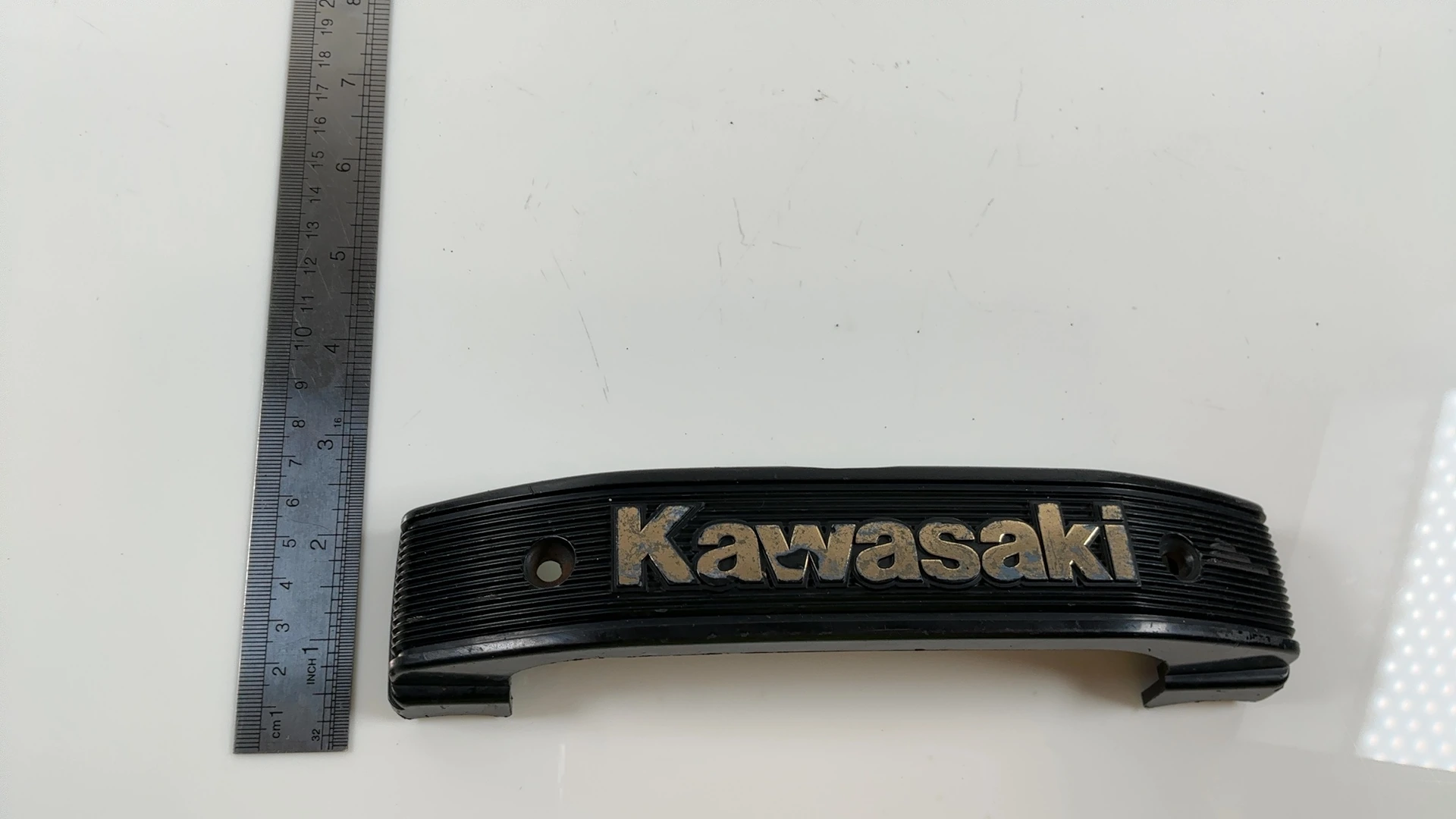 Kawasaki KZ750 LTD KZ750H 750cc Front Fork Emblem Cover 1982 1983 OEM 44033-1084 - Image 4