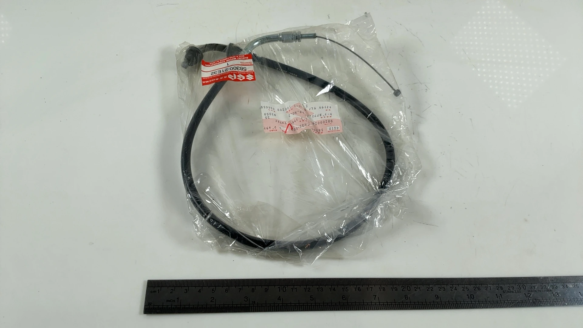 Suzuki RF400 GK78A 400cc Throttle Cable 1993-1997 OEM 58300-21E32 - Image 5