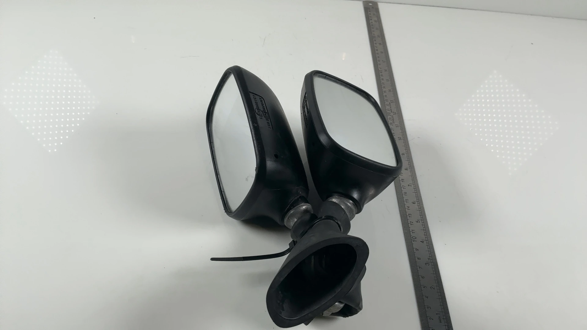 Suzuki Hayabusa GSX1300R 1300 Mirror Left Right Set 1999-2020 OEM 56500-24F20 - Image 3