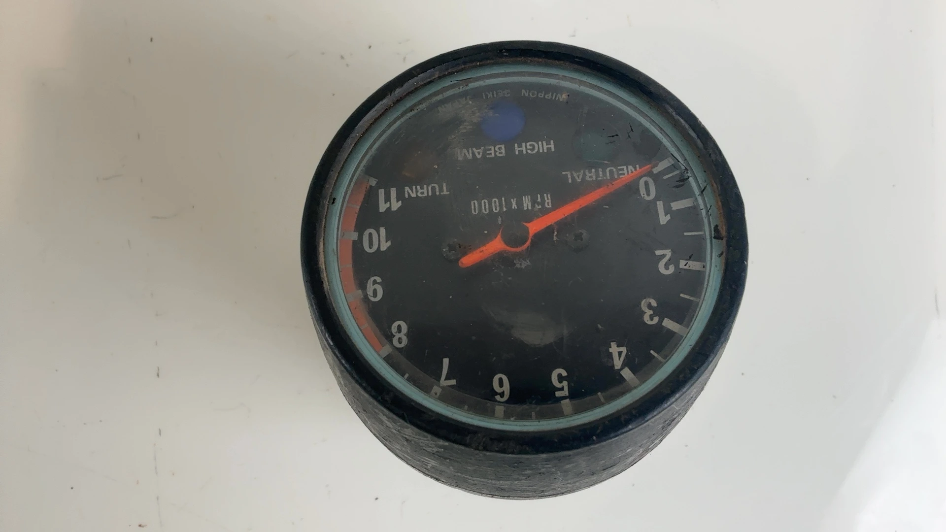 Kawasaki F7 175 Tachometer Gauge 1971-1975 OEM 25015-011 Nippon Seiki