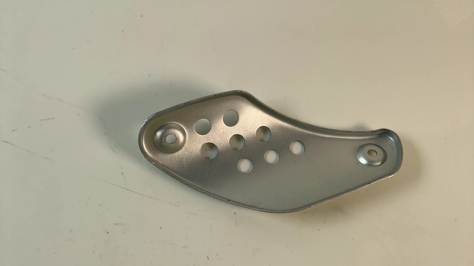 BMW F650GS R13 650cc Right Exhaust Muffler Heat Shield 2000-2007 OEM 18122343584 - Image 2