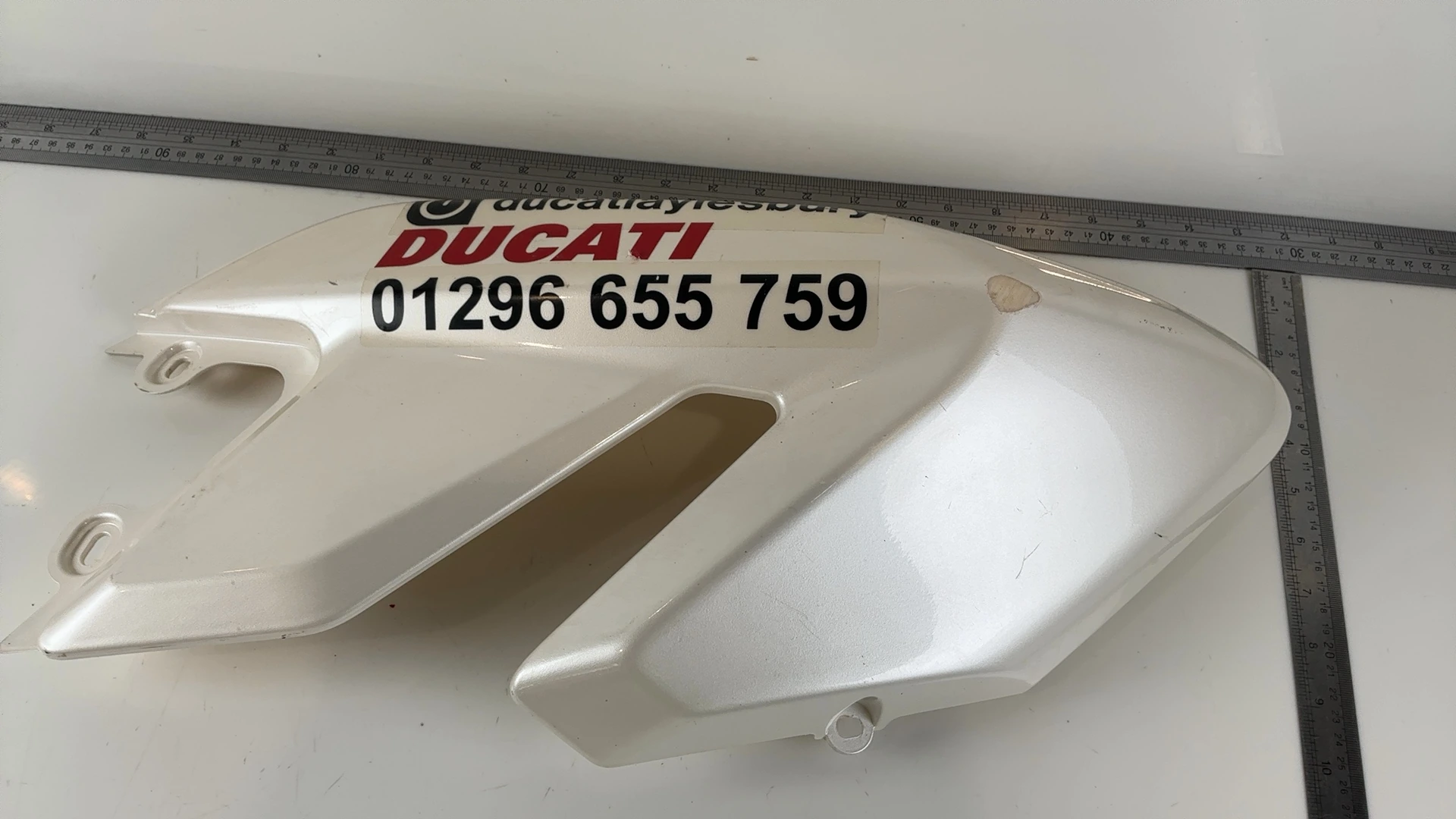 Ducati Hypermotard 1100 796 CC Right Tank Fairing 2007-2012 OEM 48012501A - Image 3