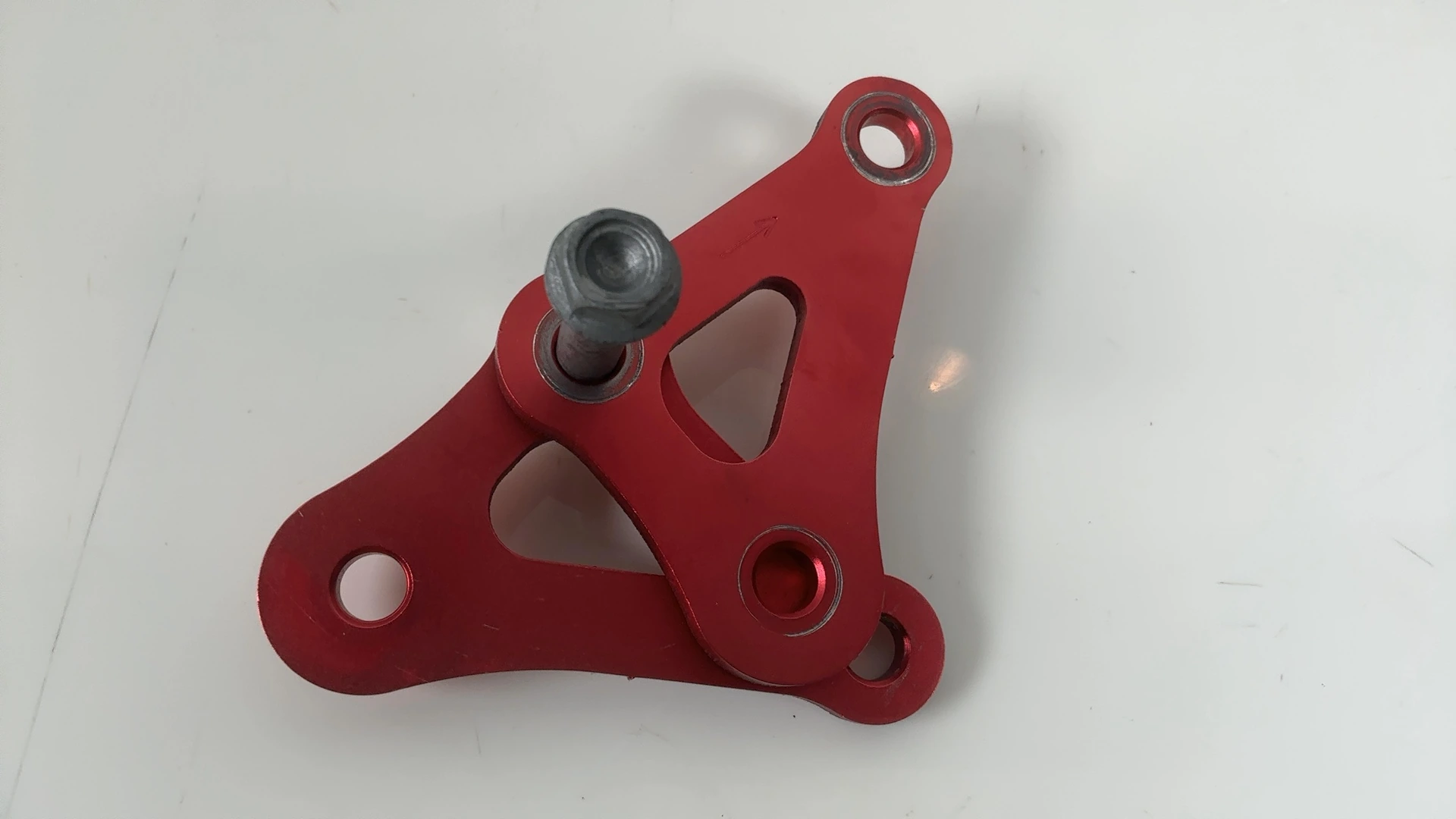 Aprilia RSV4 Factory 1100 Rear Shock Linkage Plate 2021-2026 OEM 2B003744 Red - Image 4
