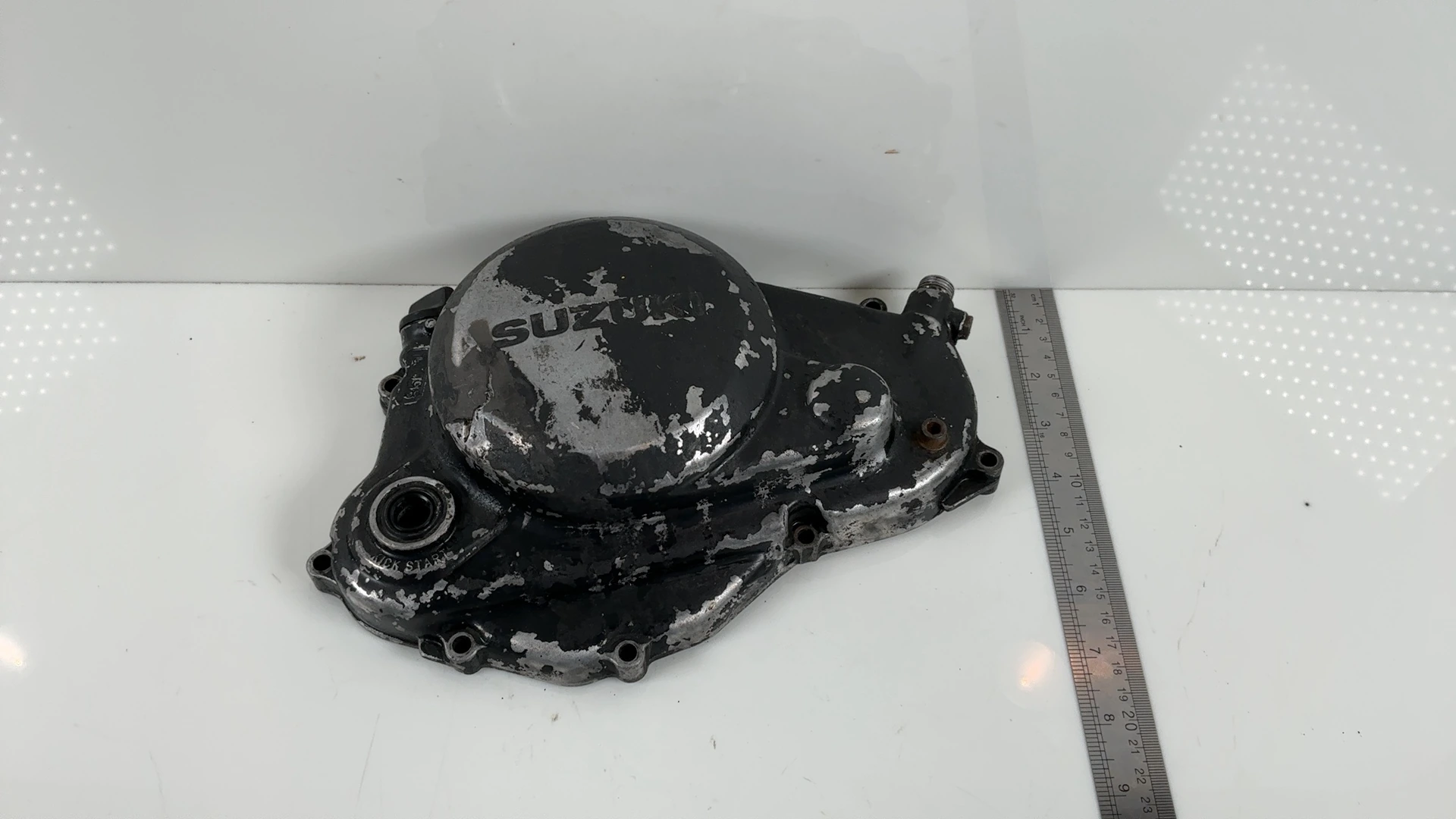 Suzuki TS50X 50cc Engine Clutch Cover 1984-2000 OEM 11340-14101 - Image 8