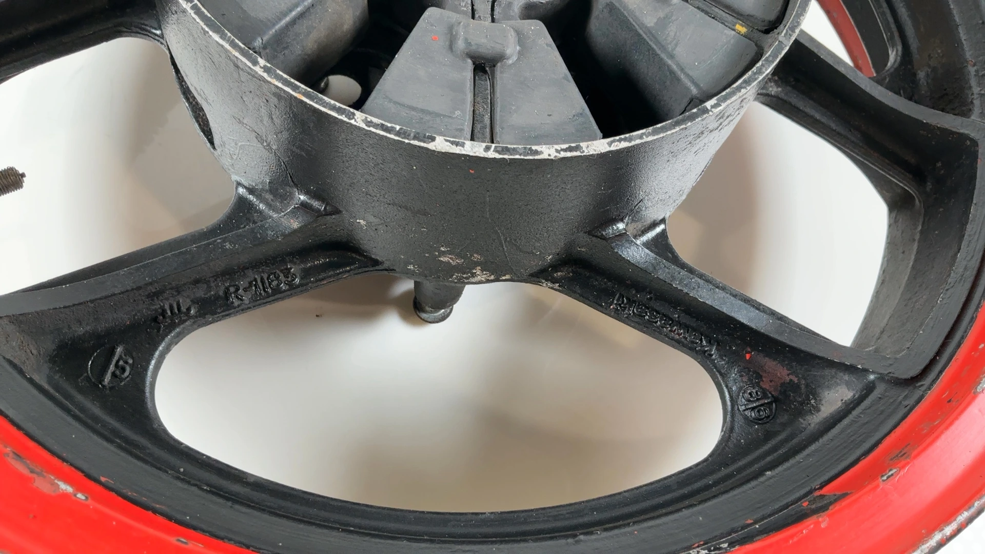 Kawasaki Ninja GPZ1000RX ZX1000A 1000cc Rear Wheel Rim 1986-88 OEM 41073-1312-R2 - Image 7