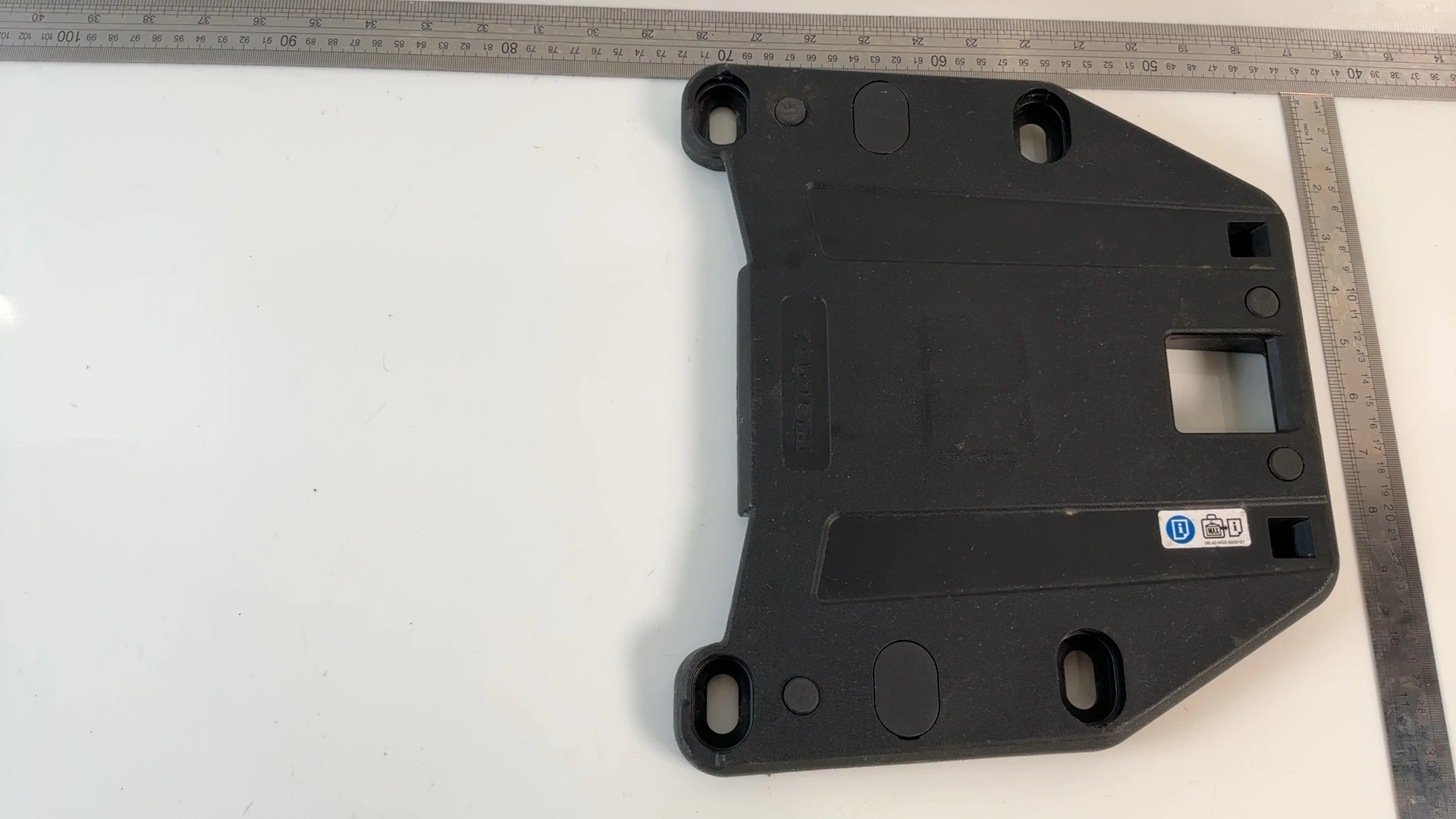 Honda ST1300 Pan European 1300 CC Top Case Plate 2002-2018 OEM 08L42-MCS-8000-01 - Image 3