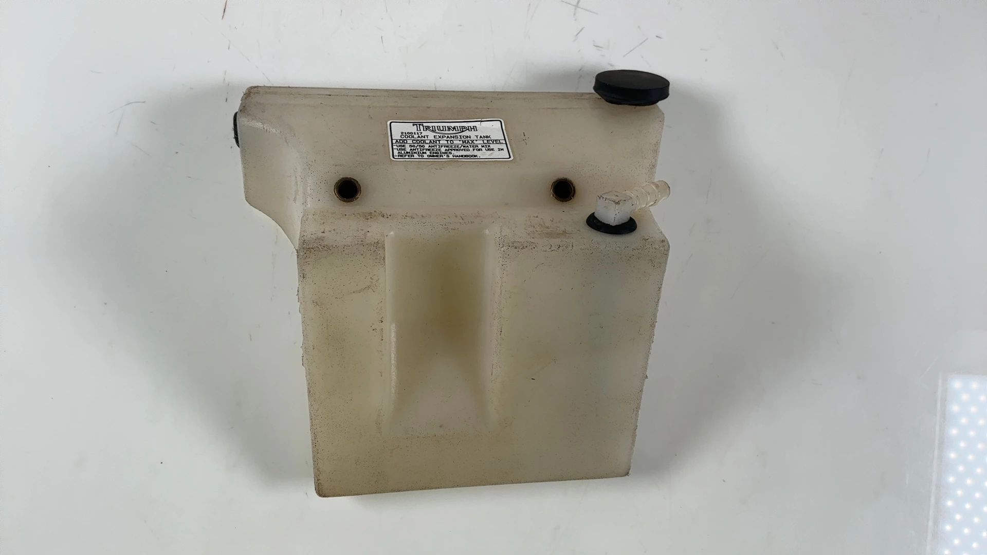 Triumph Trident 900 T300 900cc Coolant Reservoir Tank 1991-98 OEM 2100117-T0301