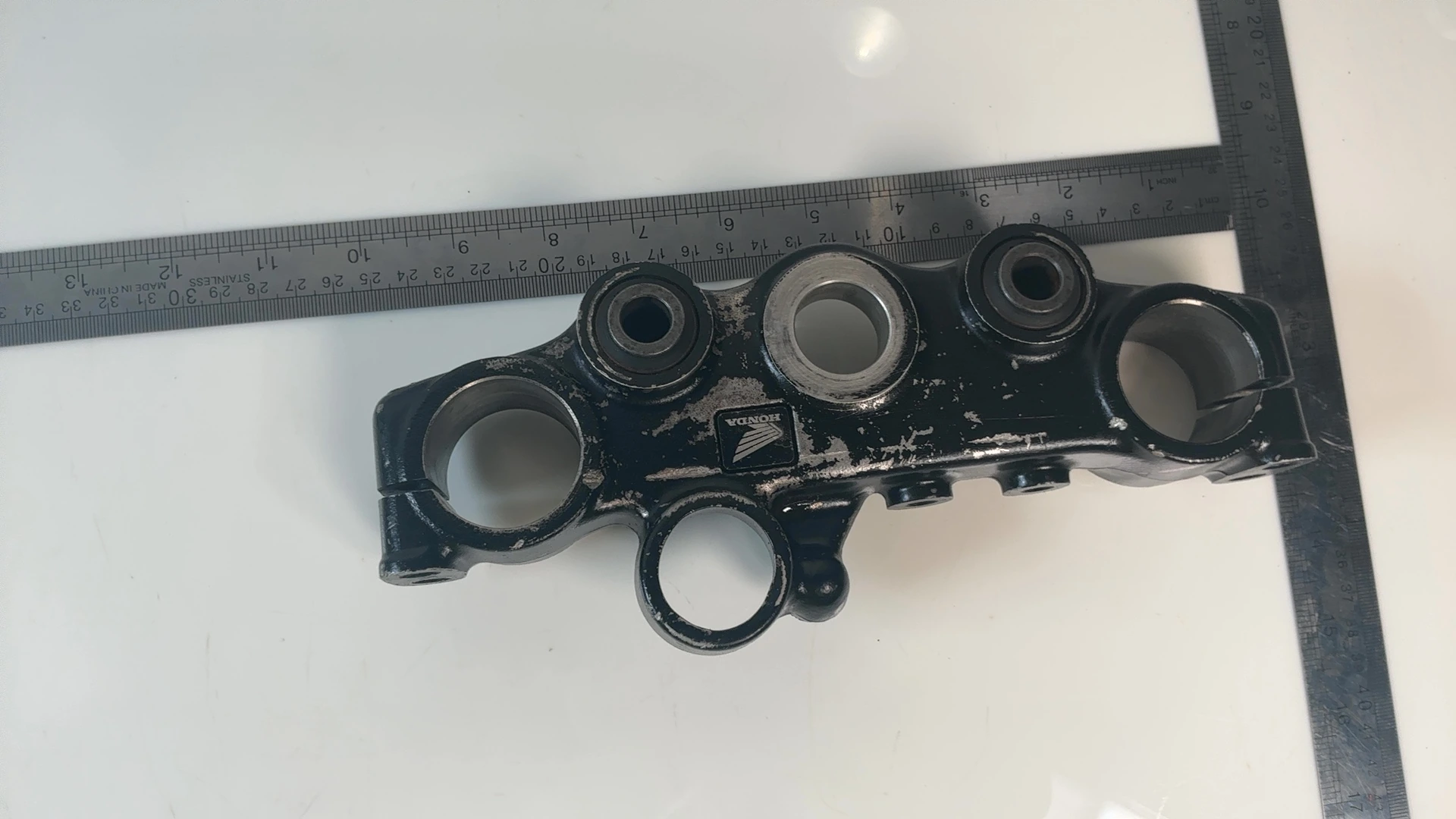 Honda XLR200 MD29 200cc Upper Fork Bridge Yoke 1993-2000 OEM 53300-KCN-000 HF-1 - Image 4