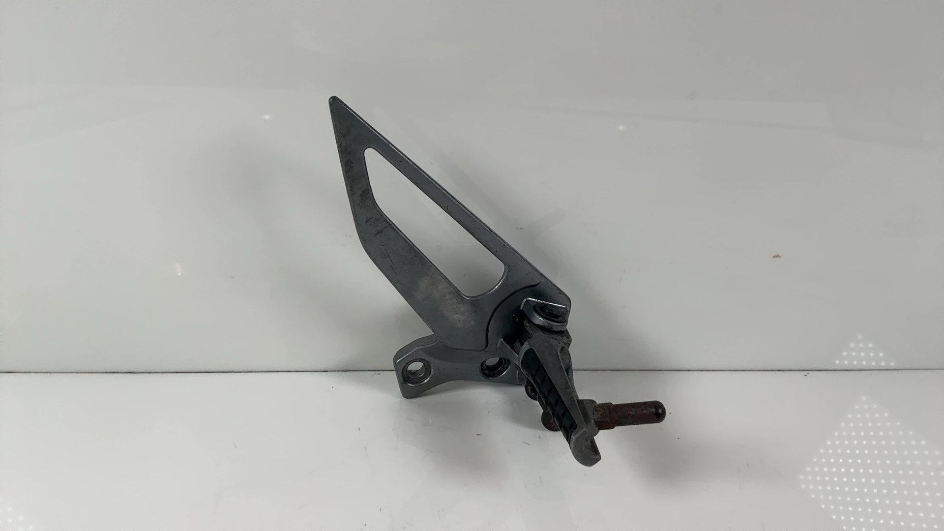 Kawasaki ZZR250 EX250H 250cc Left Front Footpeg Bracket 1990-2007 OEM 35011-1525 - Image 1