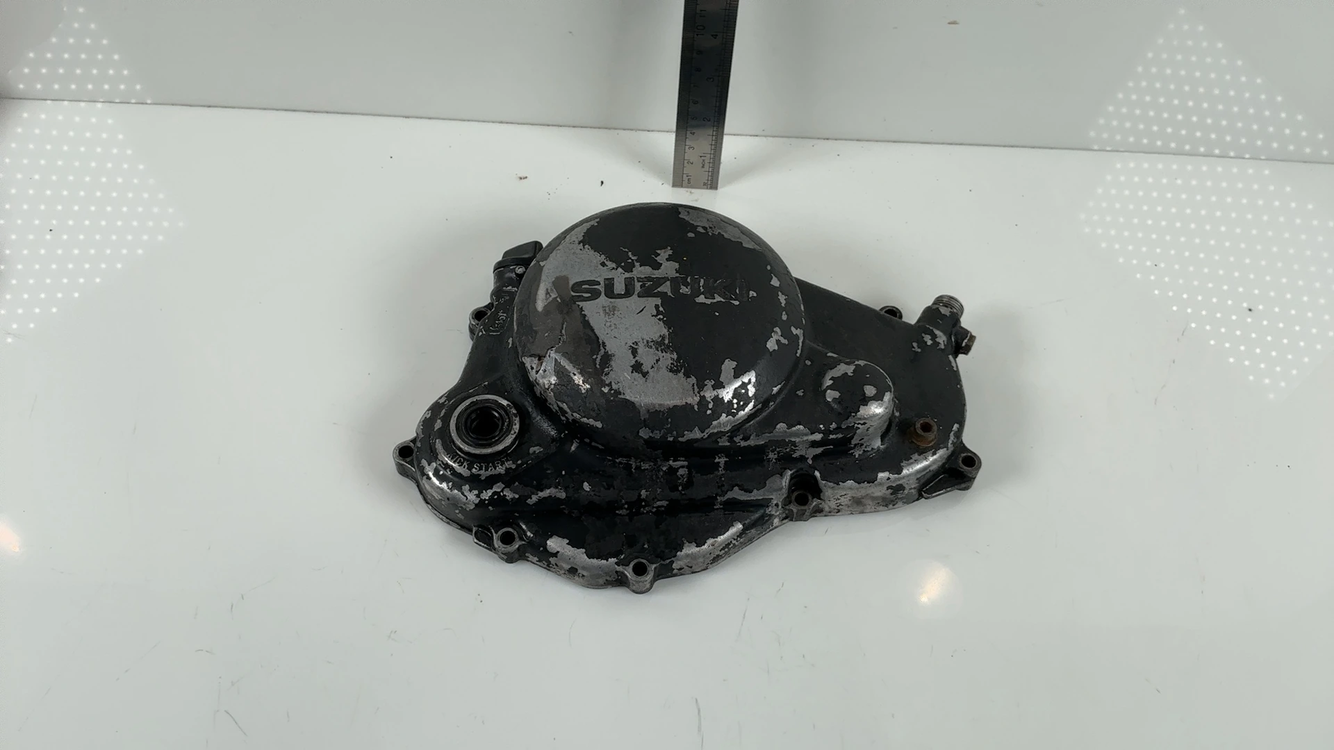 Suzuki TS50X 50cc Engine Clutch Cover 1984-2000 OEM 11340-14101 - Image 9