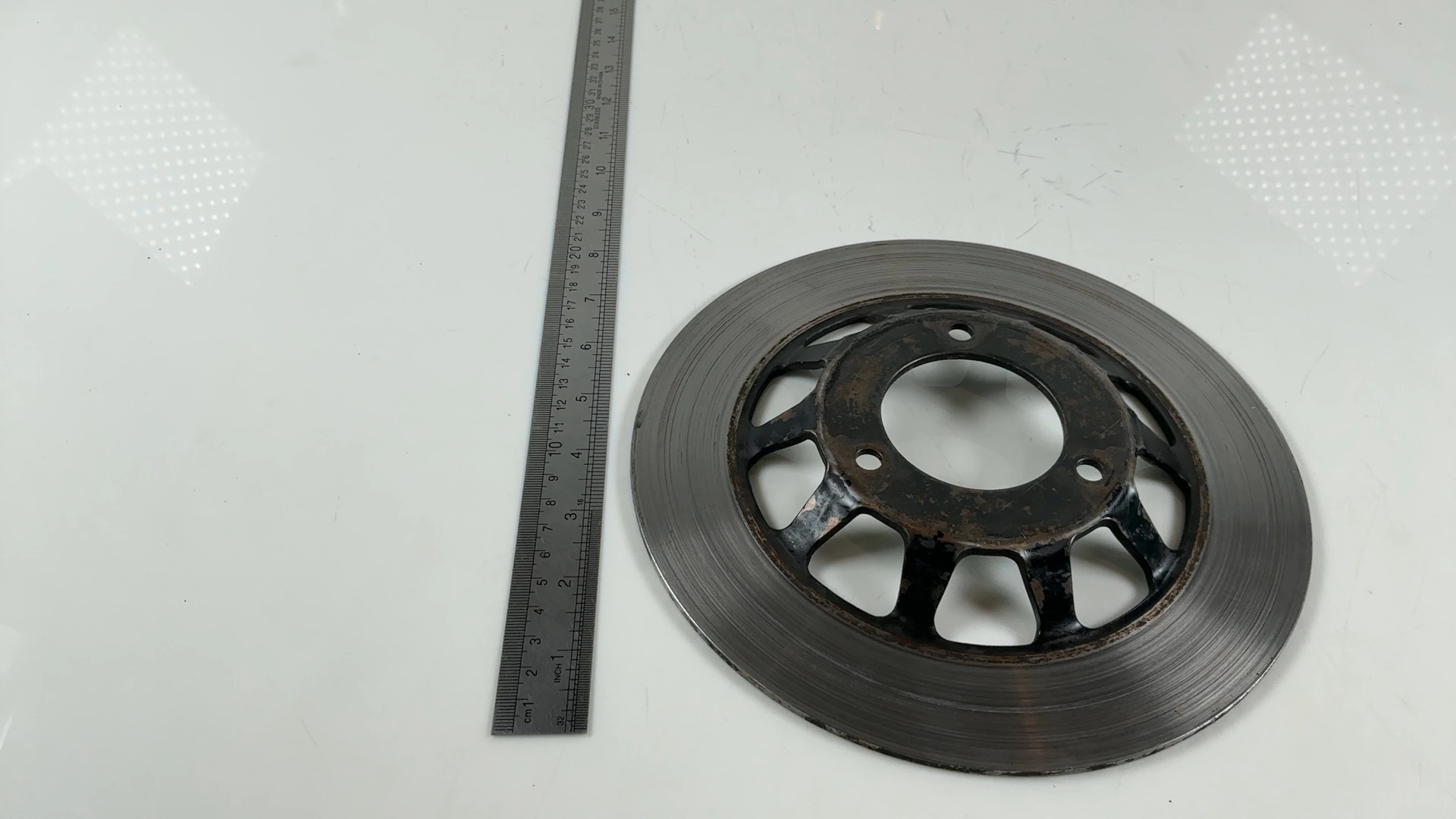 Honda MB5 MB50 50cc Front Brake Disc Rotor Plate 1979-1988 OEM 45121-166-000 - Image 4