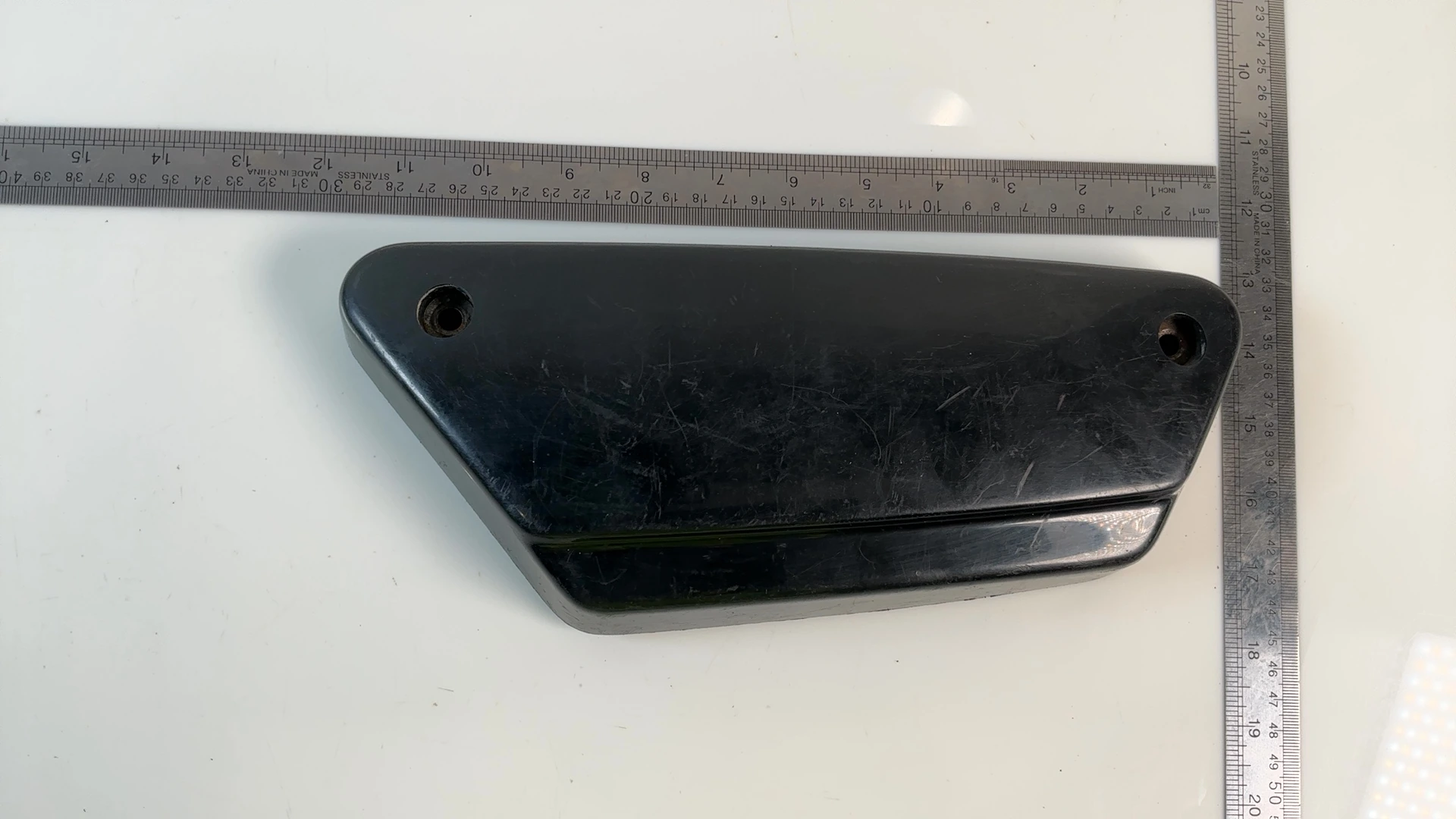 Harley FXR FXRT FXRS 1340 Left Side Frame Cover 1982-1994 OEM 66350-84 - Image 3