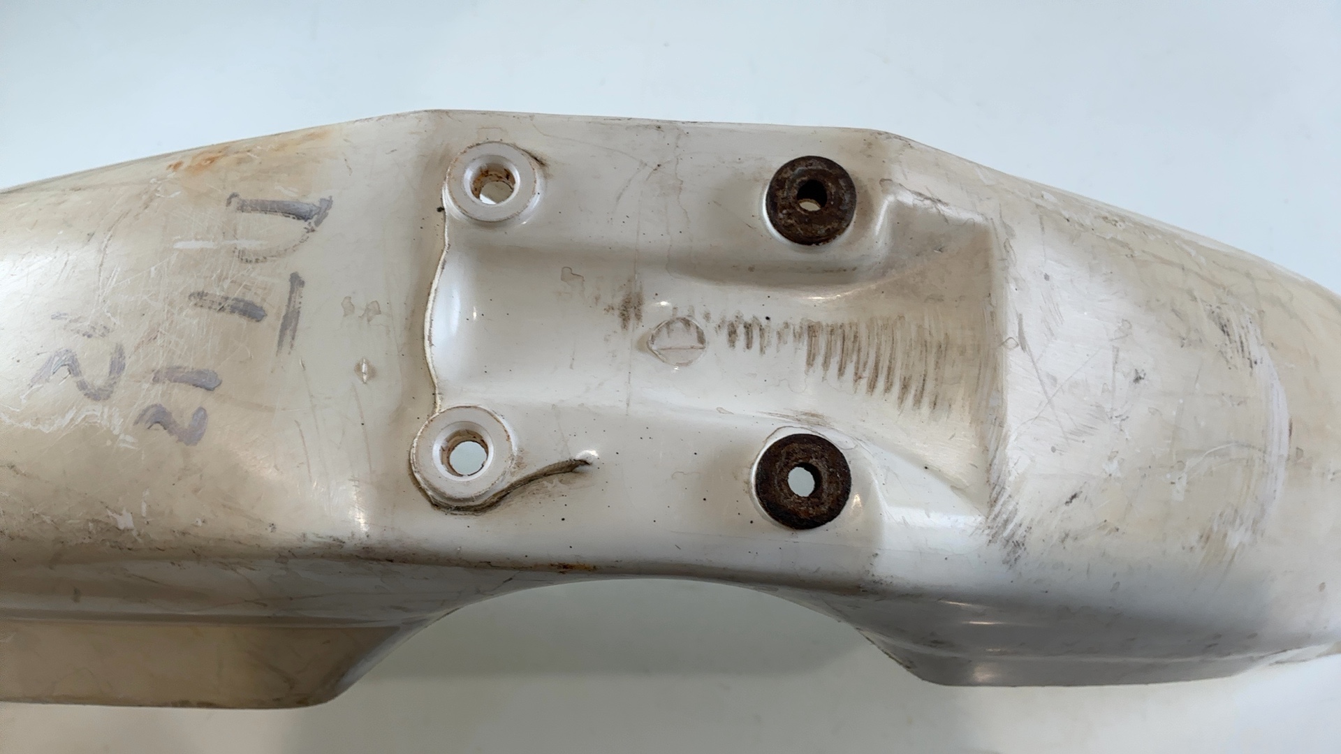 Yamaha DT125 DT175 175cc Front Fender 1978-1981 OEM 2A6-21511-00-98 - Image 4
