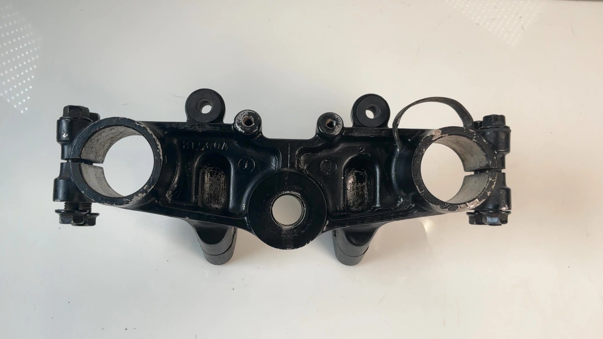 Kawasaki KLR650 KL650A 650 Upper Fork Bridge Yoke Clamp 1987-2007 OEM 44039-1160 - Image 2